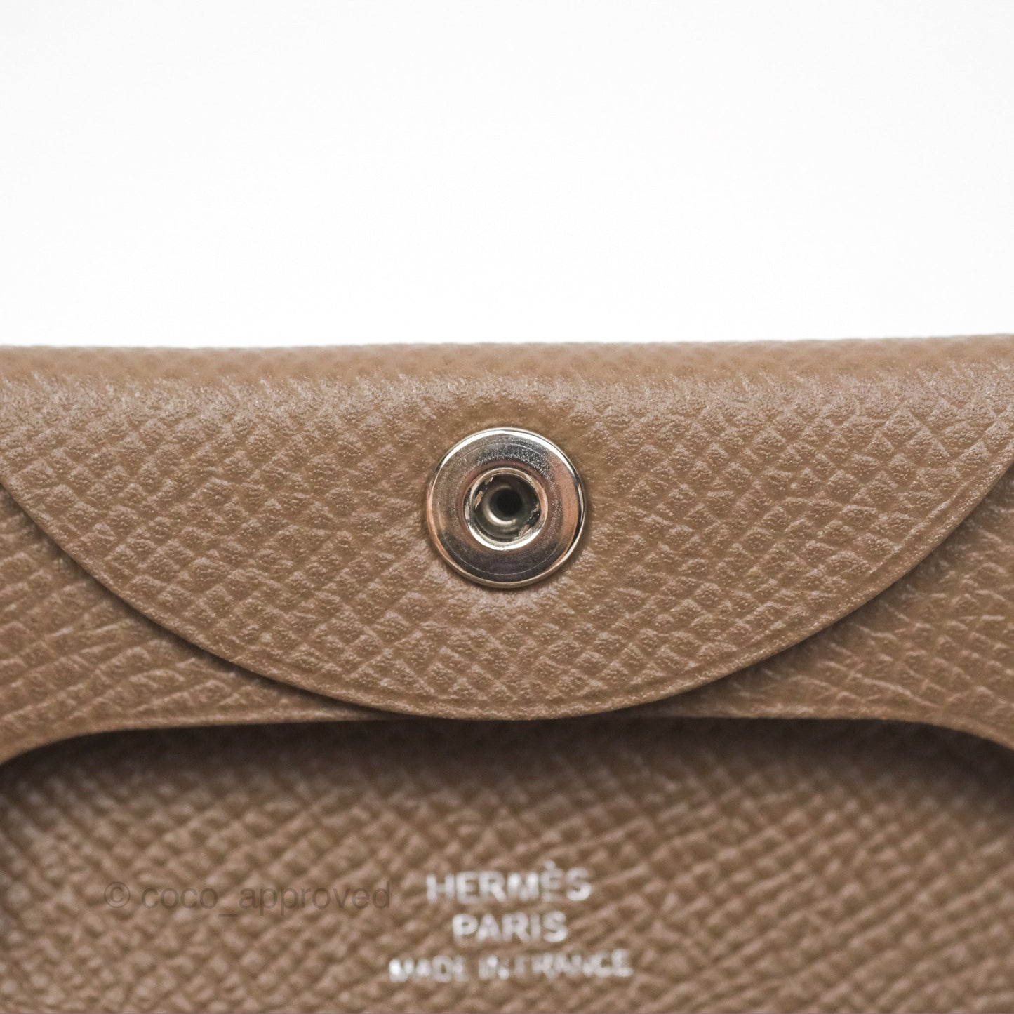 Hermès Bastia Coin Purse Etoupe