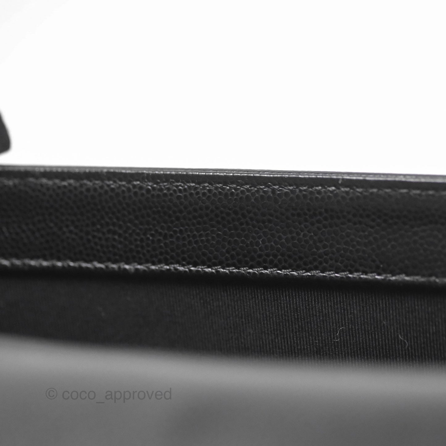 Chanel Medium Boy Quilted Black Caviar Ruthenium Hardware