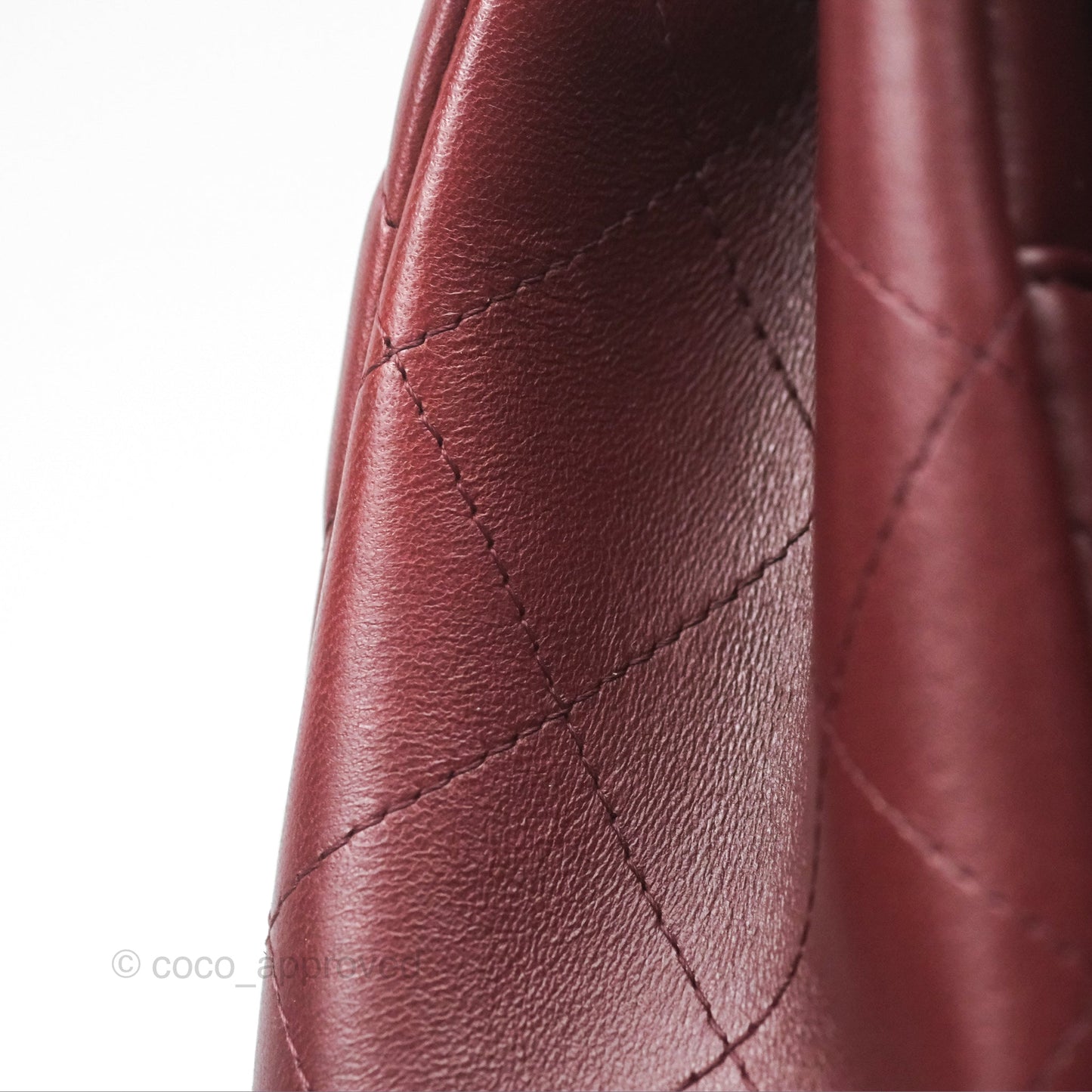Chanel Jumbo Double Flap Burgundy Lambskin Gold Hardware