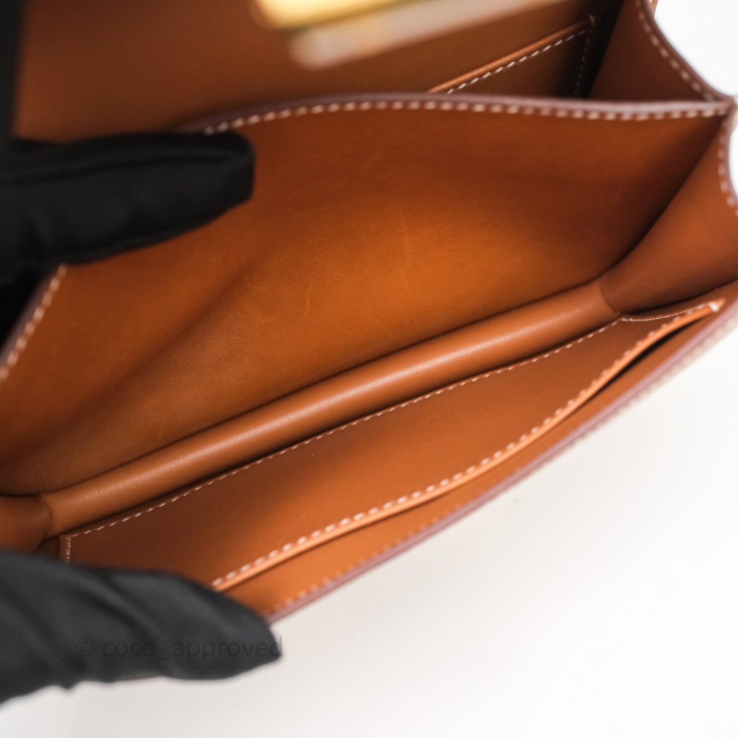 Hermès Constance Mini Smooth Barenia Leather Gold Hardware