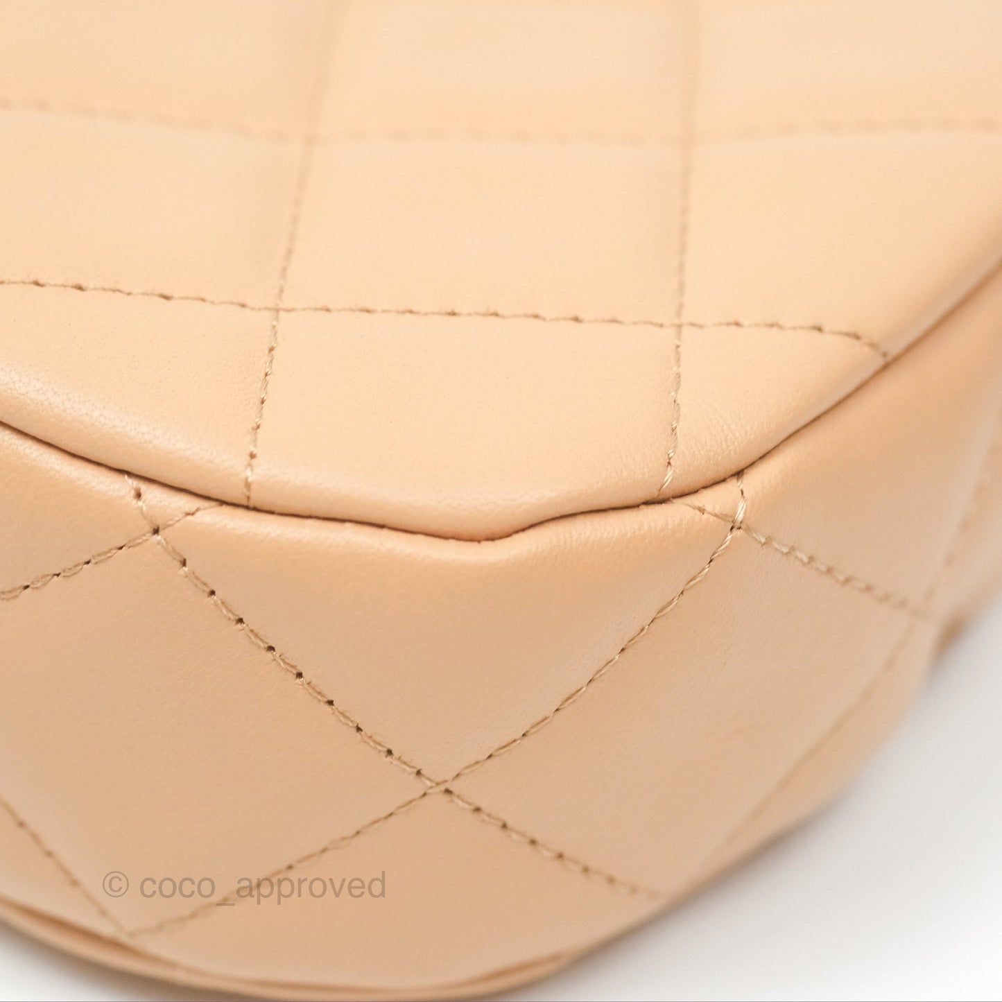 Chanel Small Hobo Bag Beige Aged Calfskin Aged Gold Hardware 23K