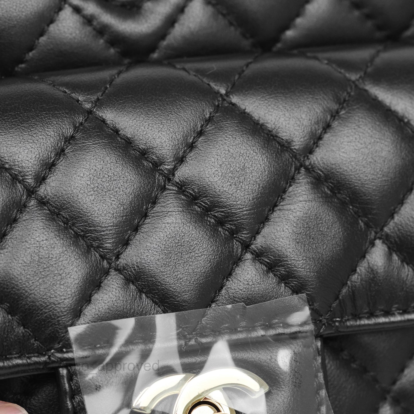Chanel Large Heart Bag Black Lambskin Gold Hardware 22S