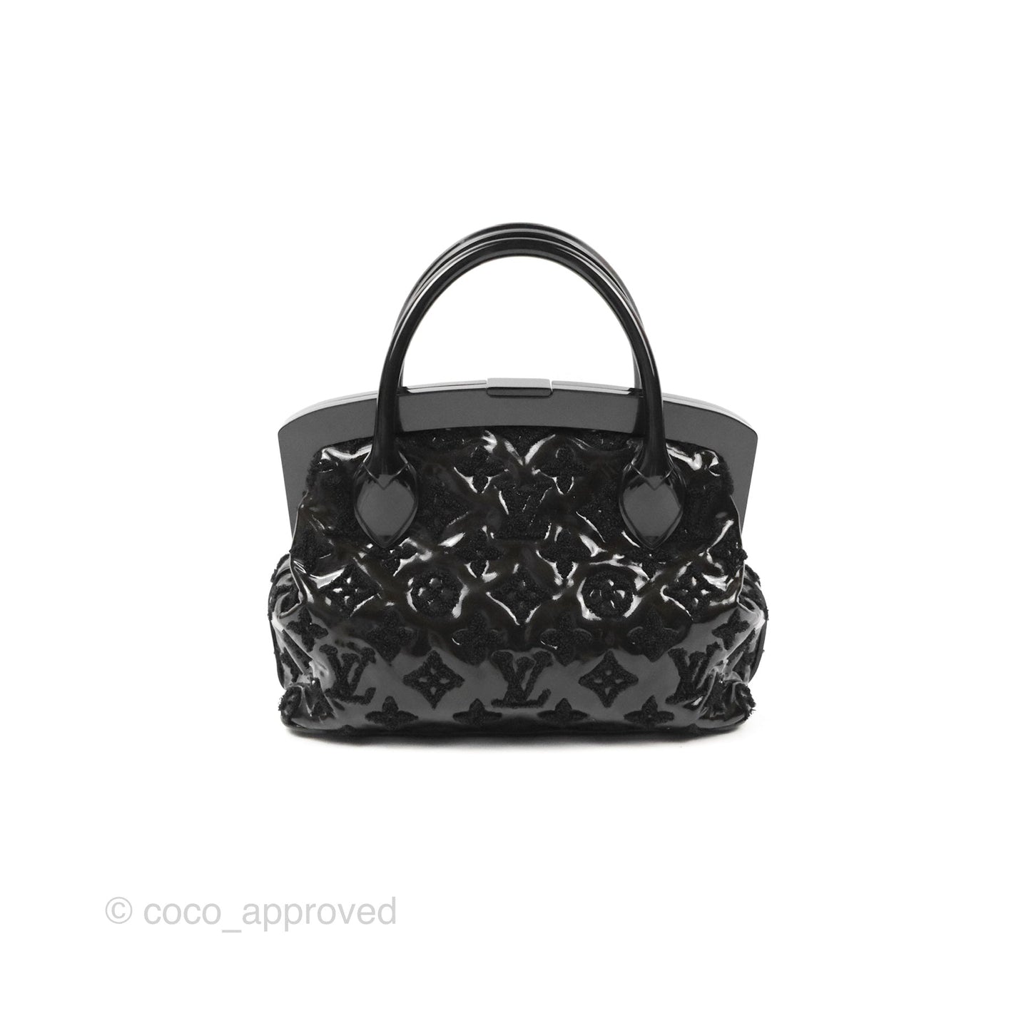 Louis Vuitton Fascination Lockit BB Frame Patent Black