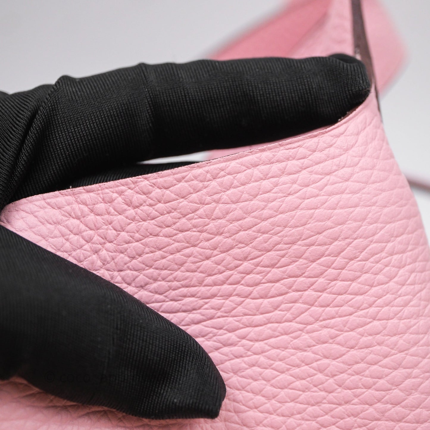 Hermès Picotin 18 Rose Sakura 3Q Clemence Palladium Hardware