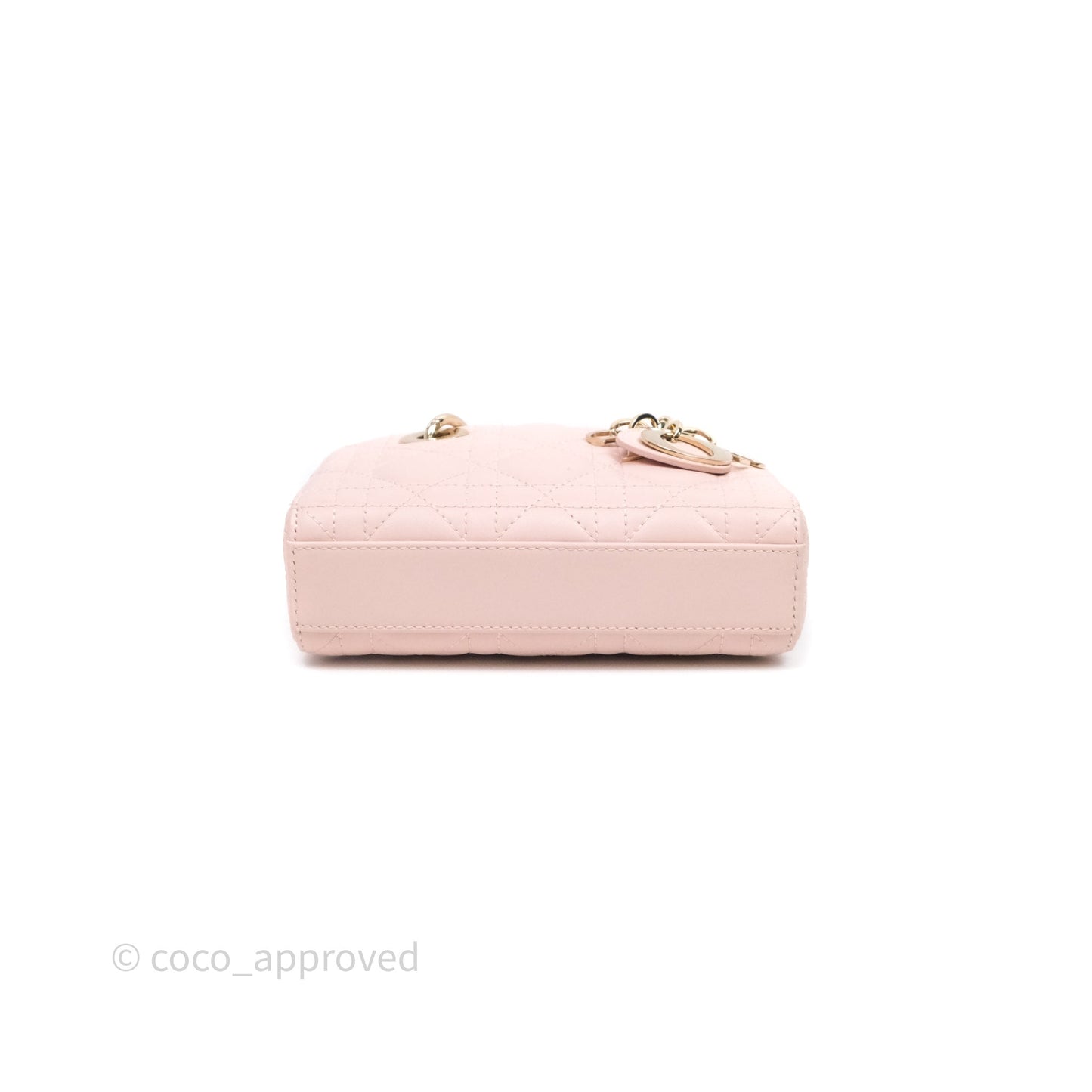 Dior Micro Lady D-Joy Bag Powder Pink Cannage Lambskin