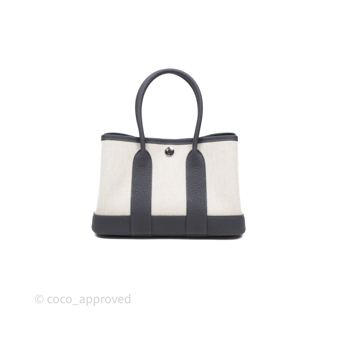 Hermes Mini Garden Party Bleu Glacier/ Ardoise Palladium Hardware