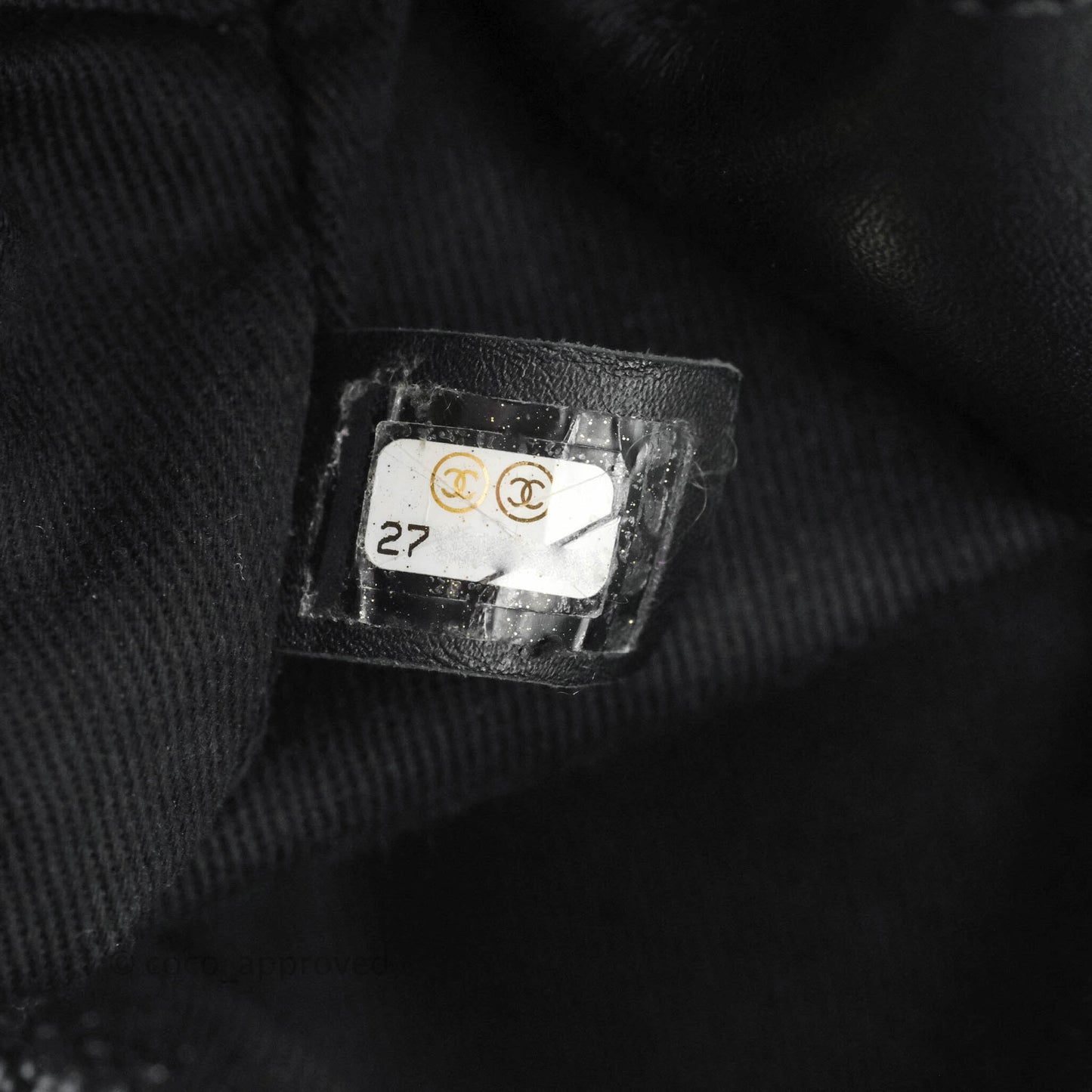 Chanel Large Deauville Charcoal Grey Canvas Gold Hardware
