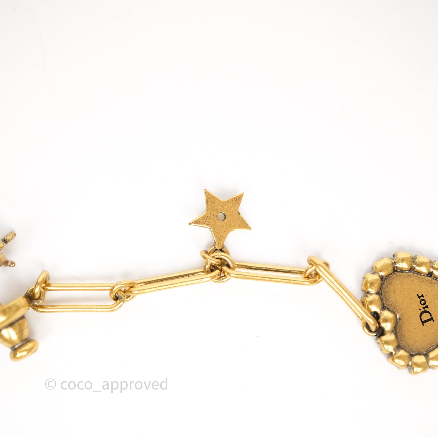 Christian Dior Bee Heart Drop JADIOR Crystals Earrings