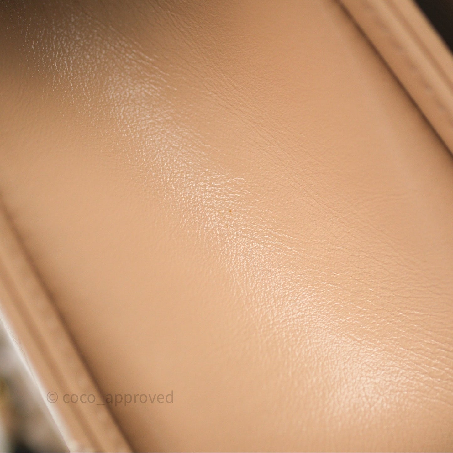 Chanel Quilted Mini Perfect Fit Adjustable Beige Calfskin Gold Hardware