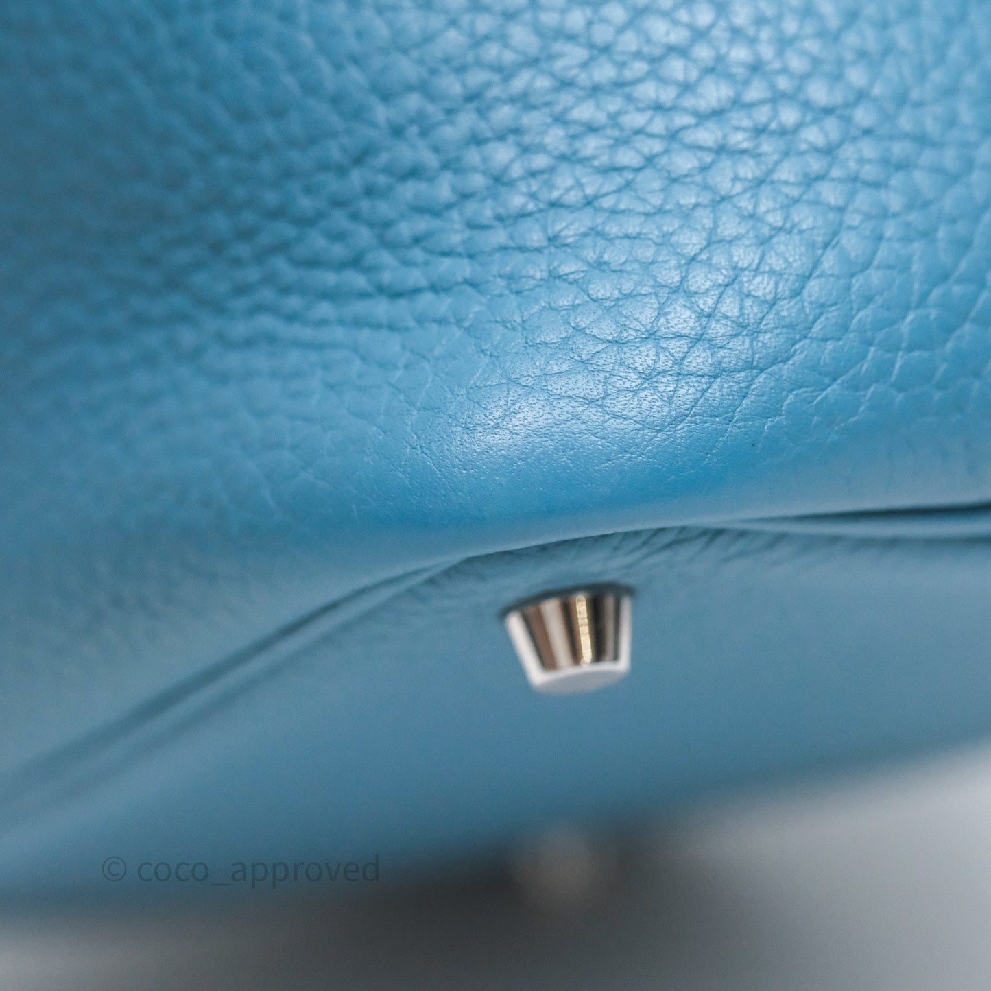 Hermès Picotin 18 Blue Jean 75 Clemence Palladium Hardware