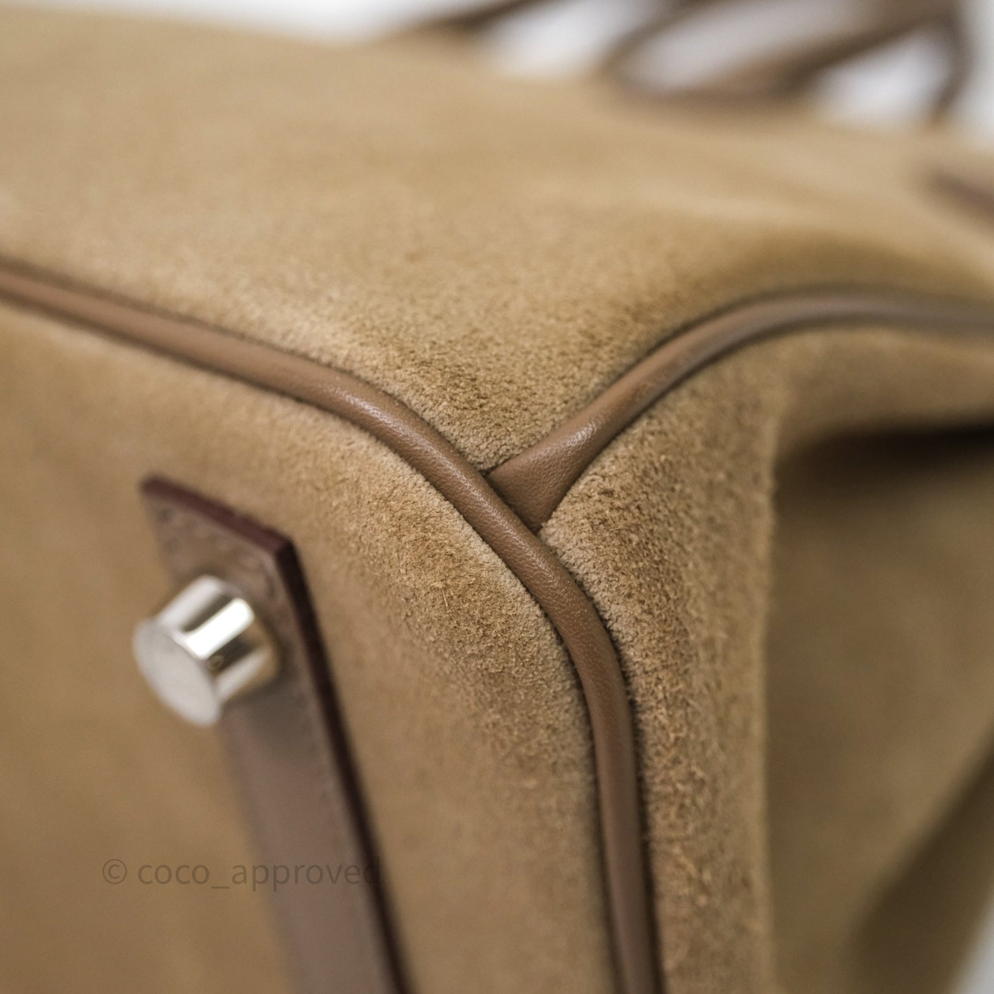 Hermès Birkin 25  Étoupe 18 Grizzly Palladium Hardware
