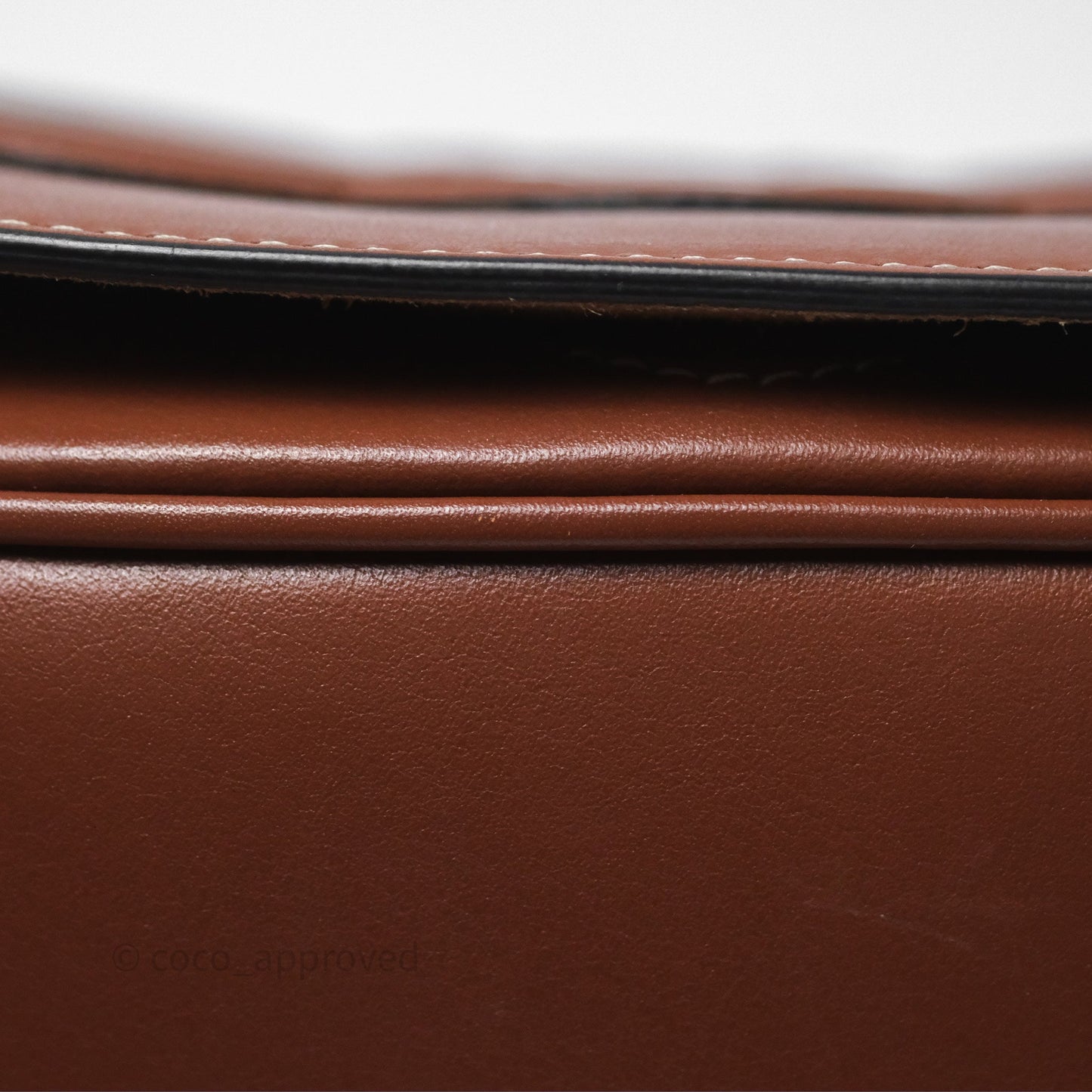 Celine Folco Cuir Triomphe in Smooth Calfskin Tan