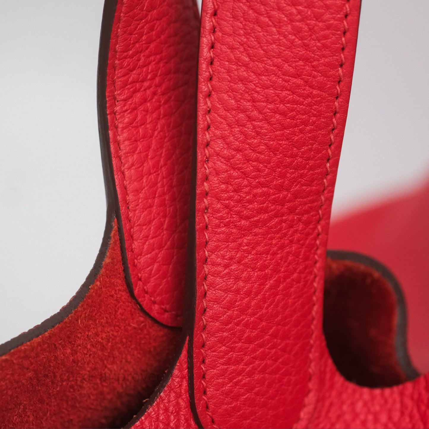 Hermès Picotin 22 Rouge Tomate S5 Clemence Gold Hardware
