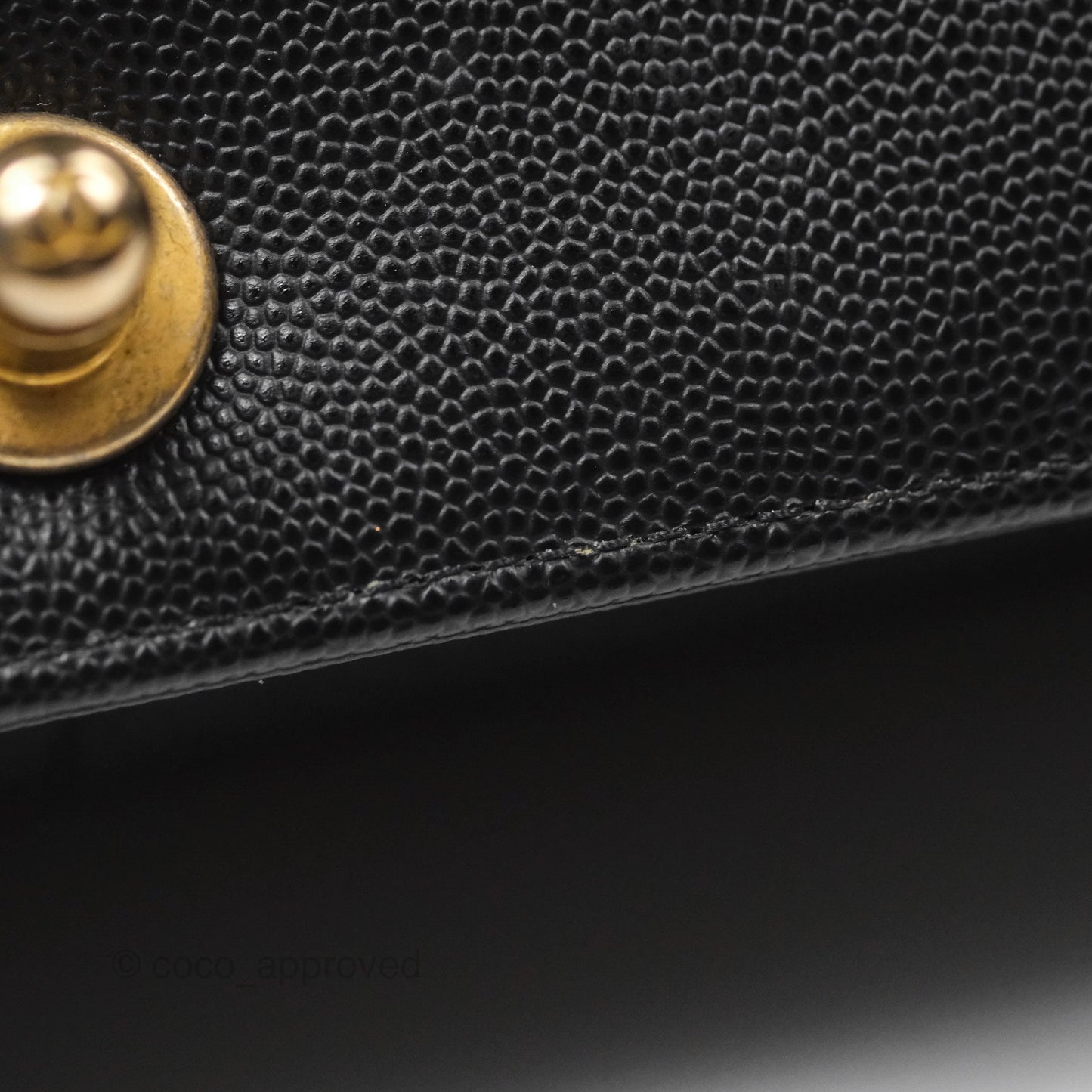 Chanel Medium Boy Quilted Black Caviar Aged Gold Hardware