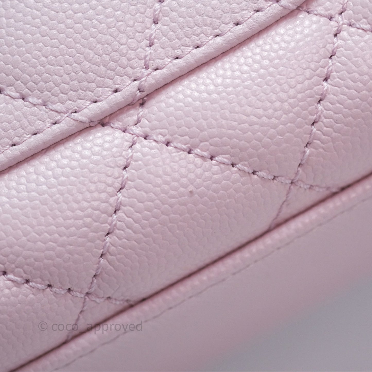 Chanel Small Coco Handle Light Pink Caviar Gold Hardware