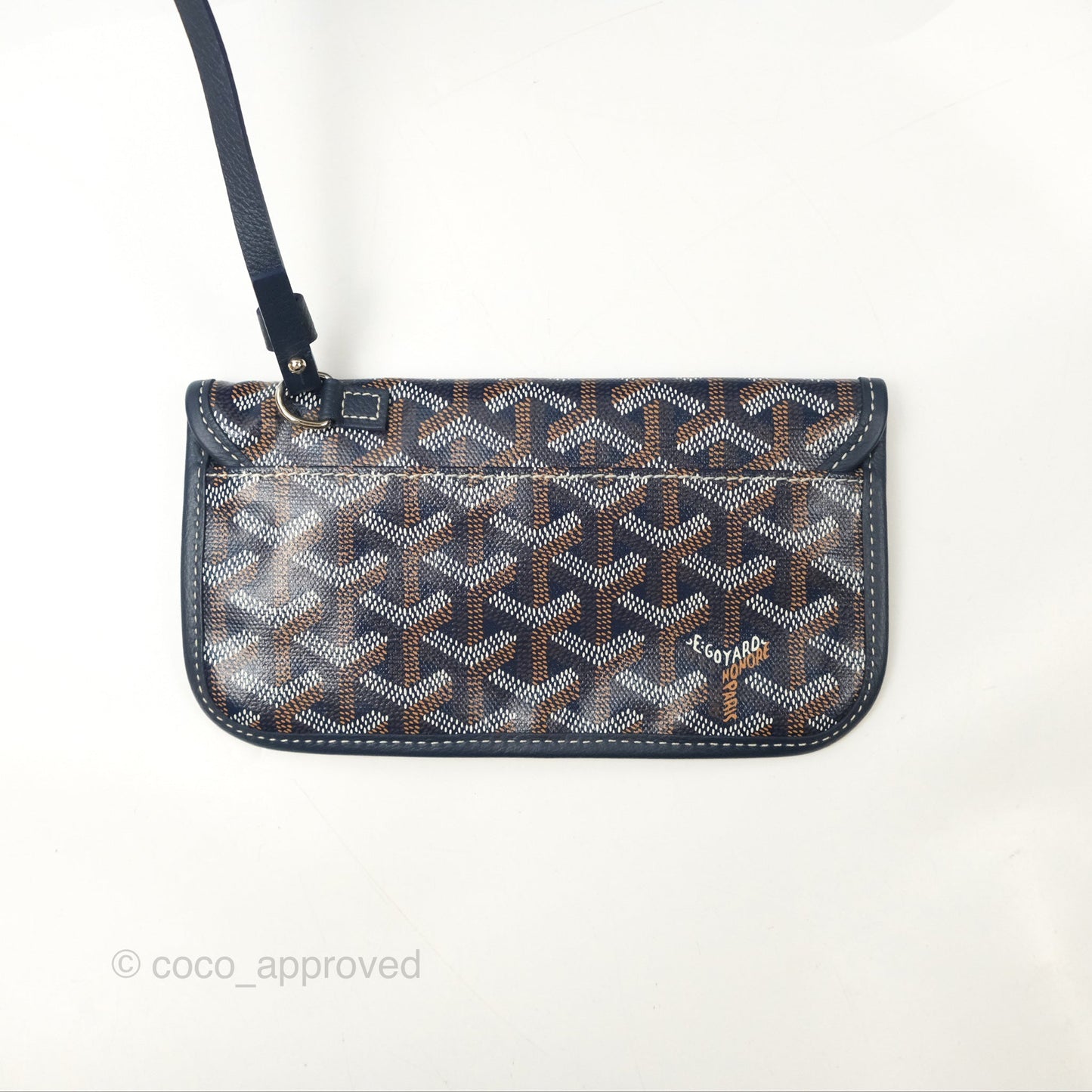 Goyard Bohème Hobo Bag Navy Goyardine Canvas