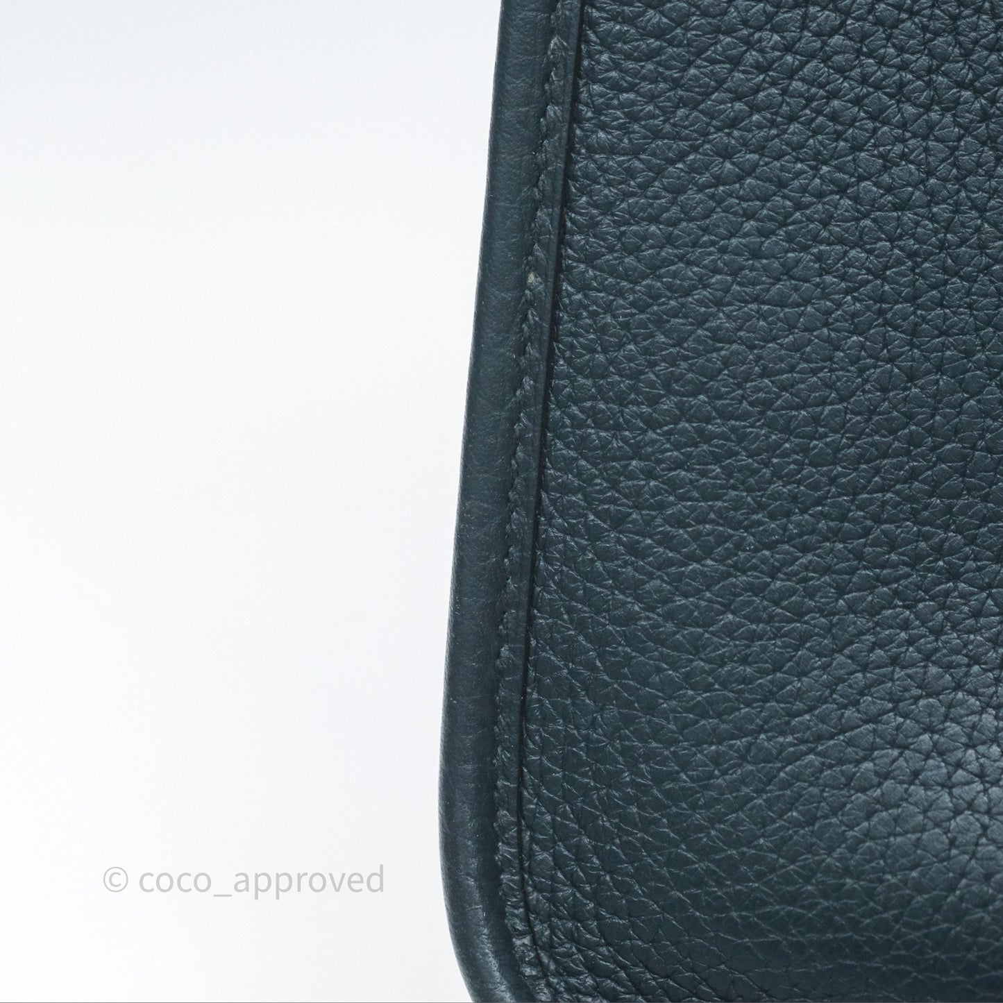Hermès Mini Evelyne 16 Vert Cypres 6O Clemence Gold Hardware