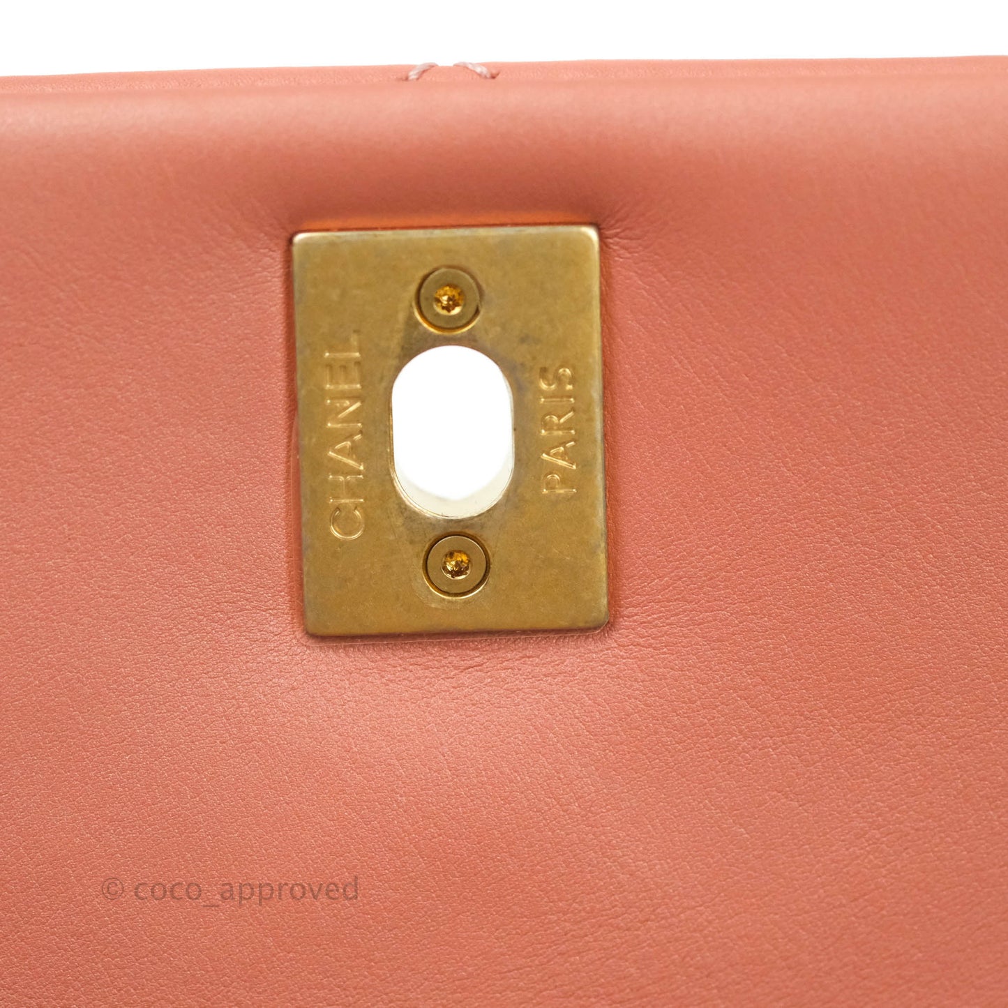 Chanel Day Trip Quilted Small Lambskin Pink Aged Gold Hardware