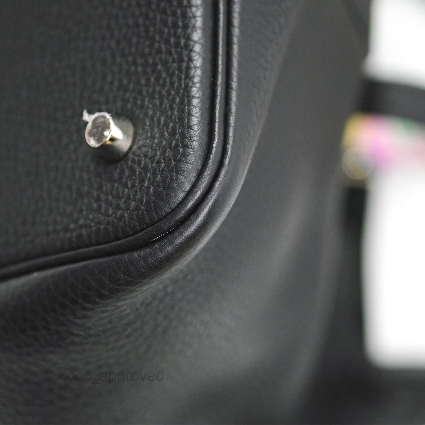 Hermès Picotin 22 Black Noir 89 Clemence Palladium Hardware