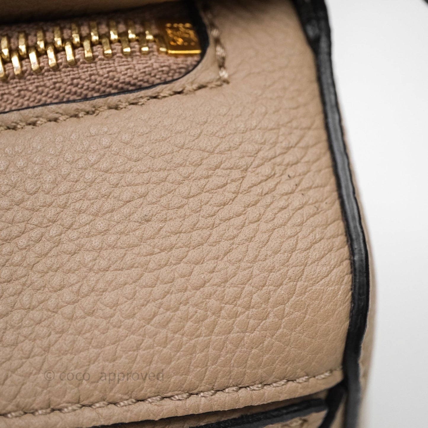 Loewe Small Puzzle Bag Sand Mink Grained Calfskin