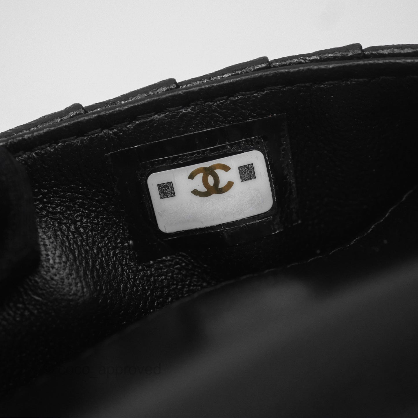 Chanel Clutch on Chain Black Calfskin Gold Hardware