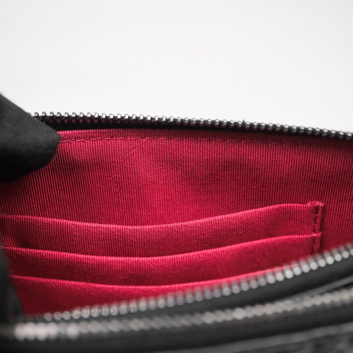 Chanel Gabrielle Clutch With Chain Aged Calfskin Black Mixed Hardware
