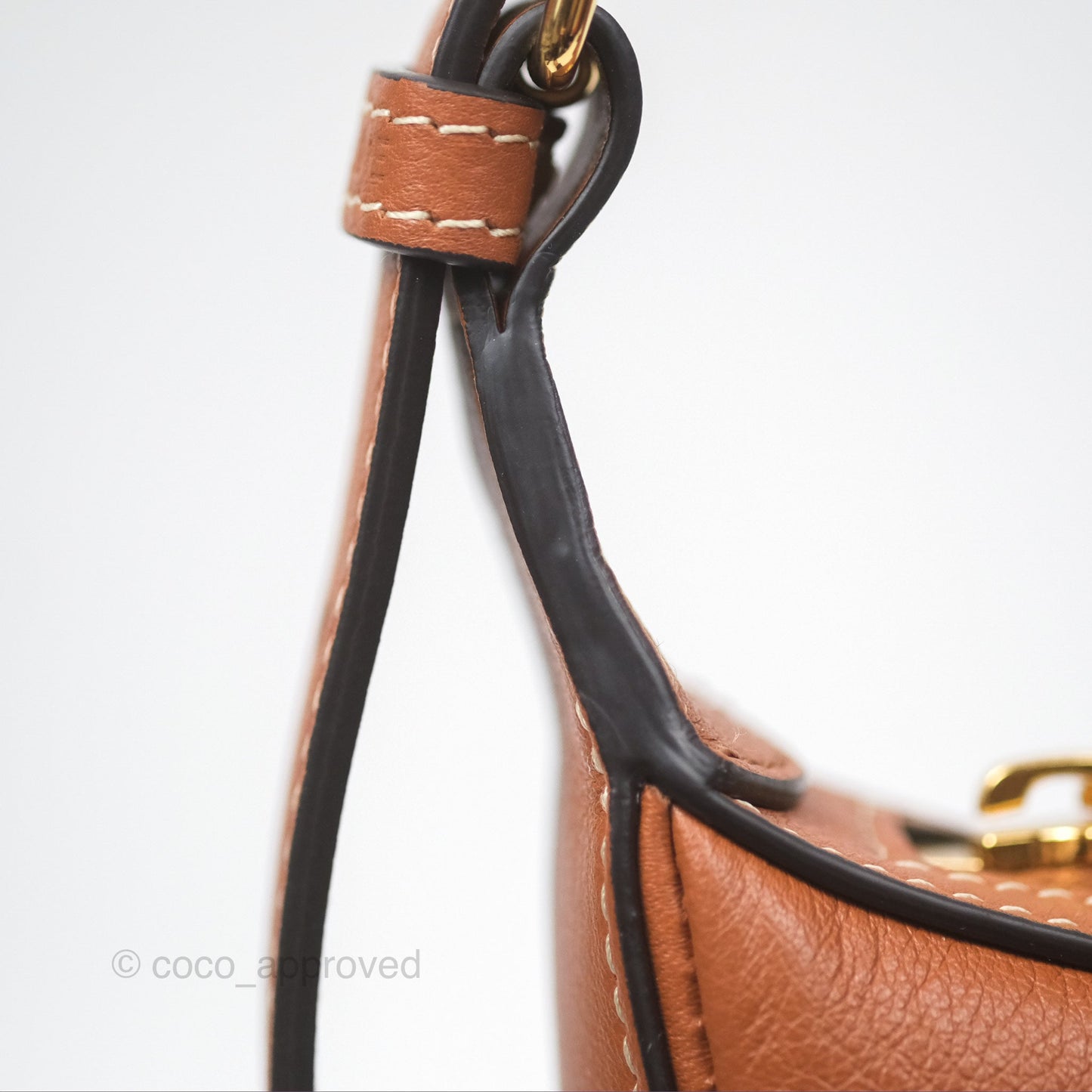 Celine Small Heloise Bag Triomphe Tan Calfskin