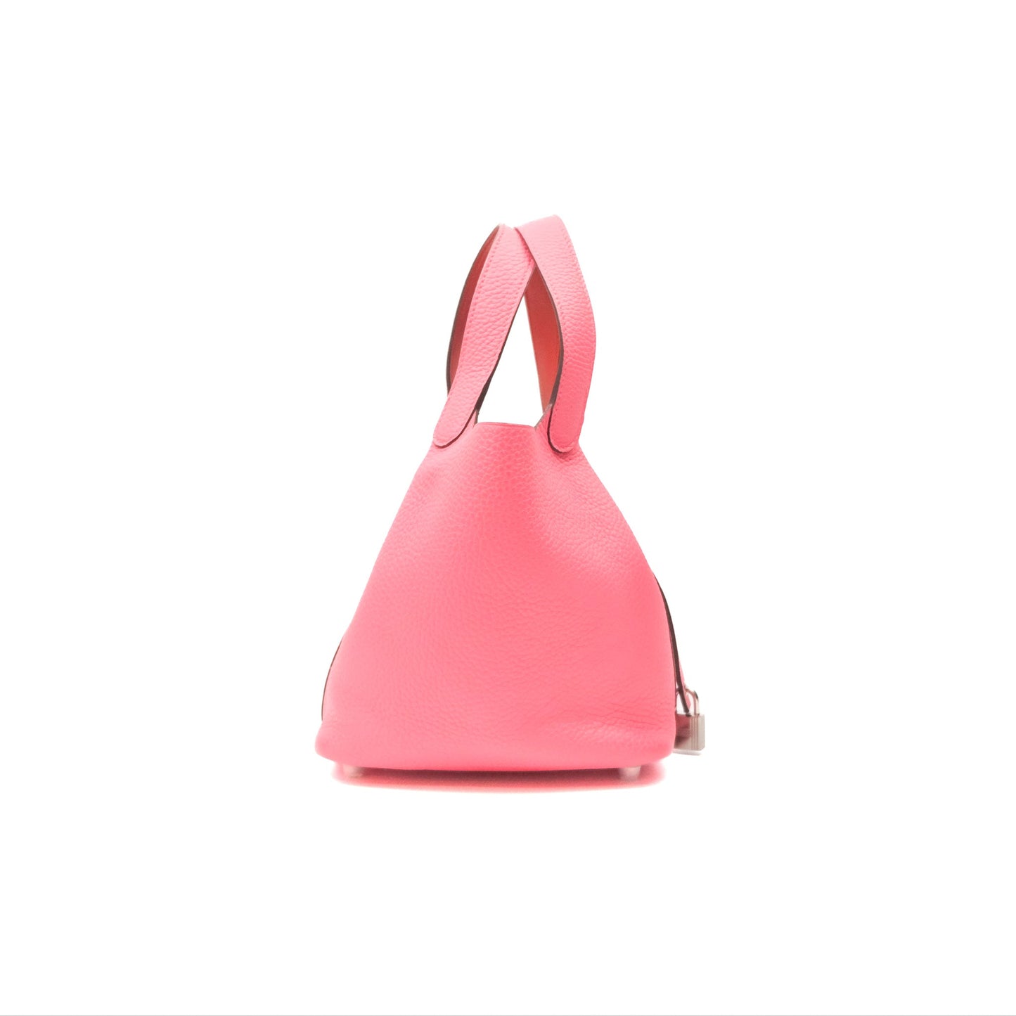 Hermès Picotin Lock 18 Eclat Rose Azalee Clemence/ Terre Battue Swift Palladium Hardware