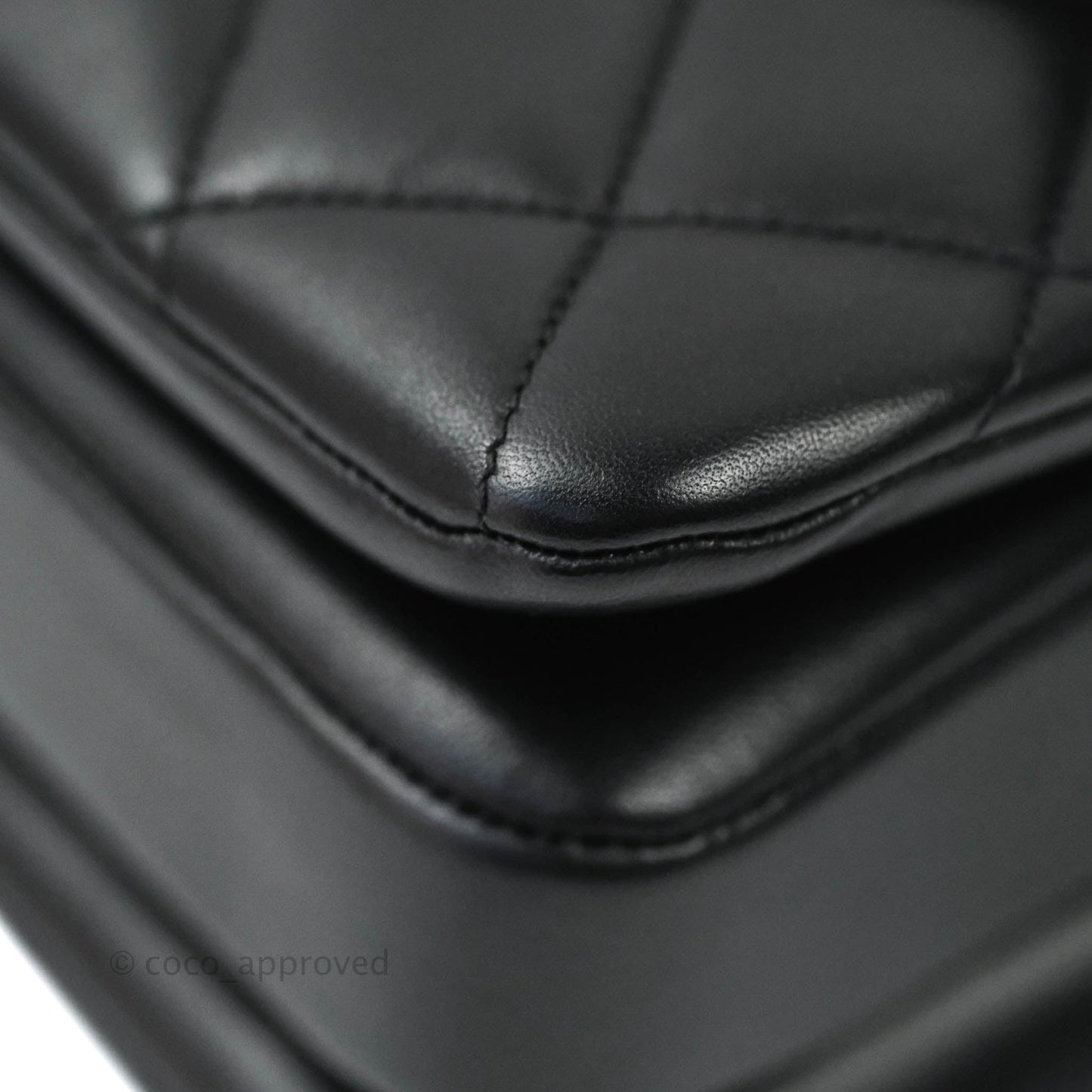 Chanel Trendy CC Small Black Lambskin Gold Hardware