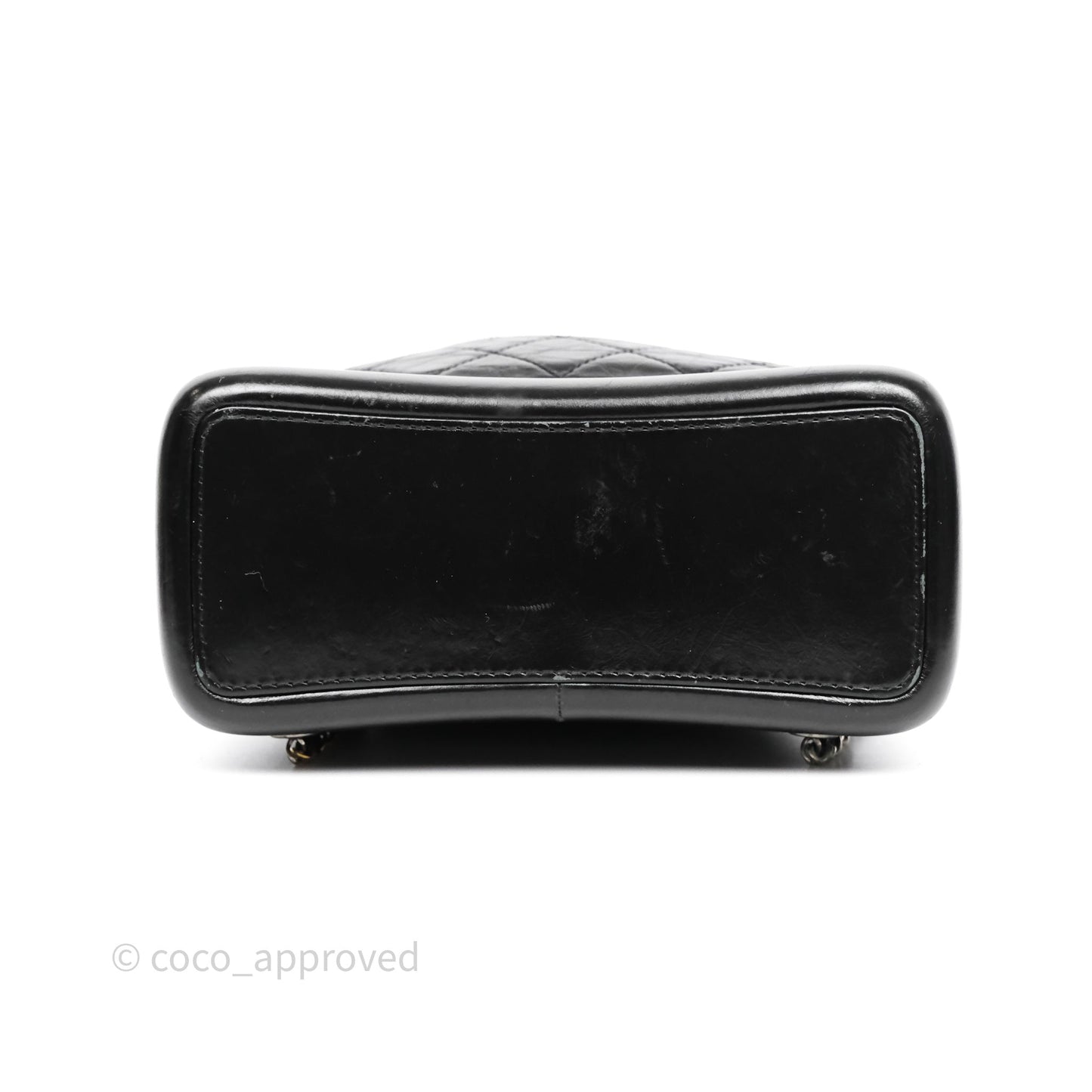 Chanel Small Gabrielle Backpack Black Aged Calfskin