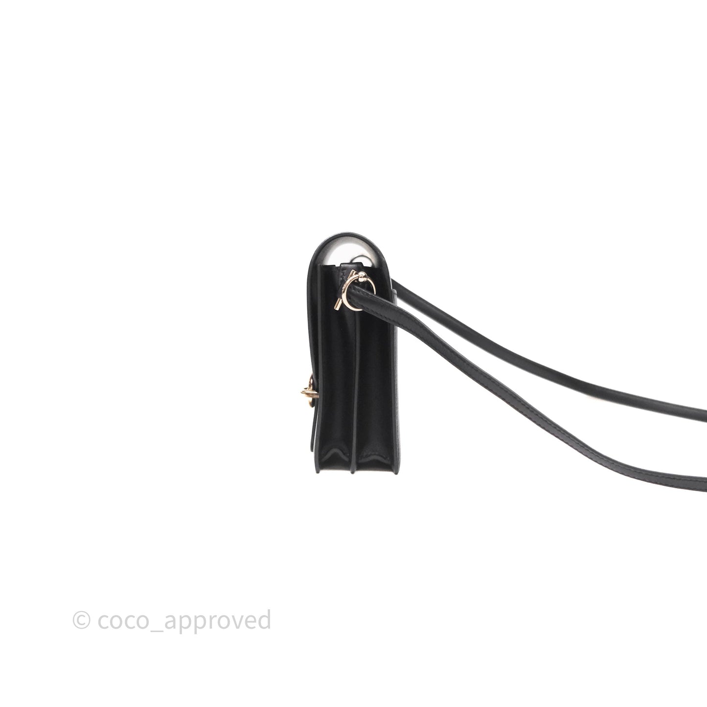 Hermès Roulis Mini 18 Black Noir 89 Palladium Hardware