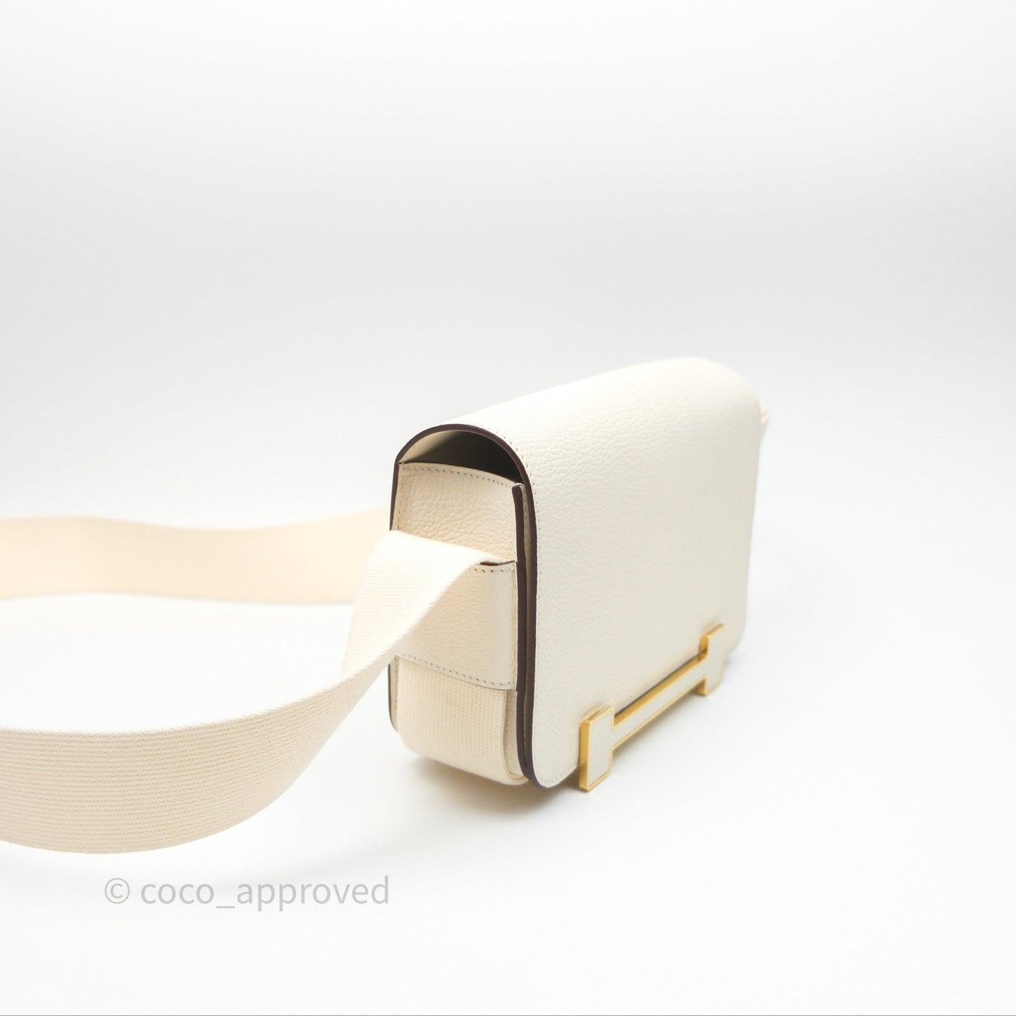Hermès Geta Bag Nata I2 Chevre Mysore Gold Hardware