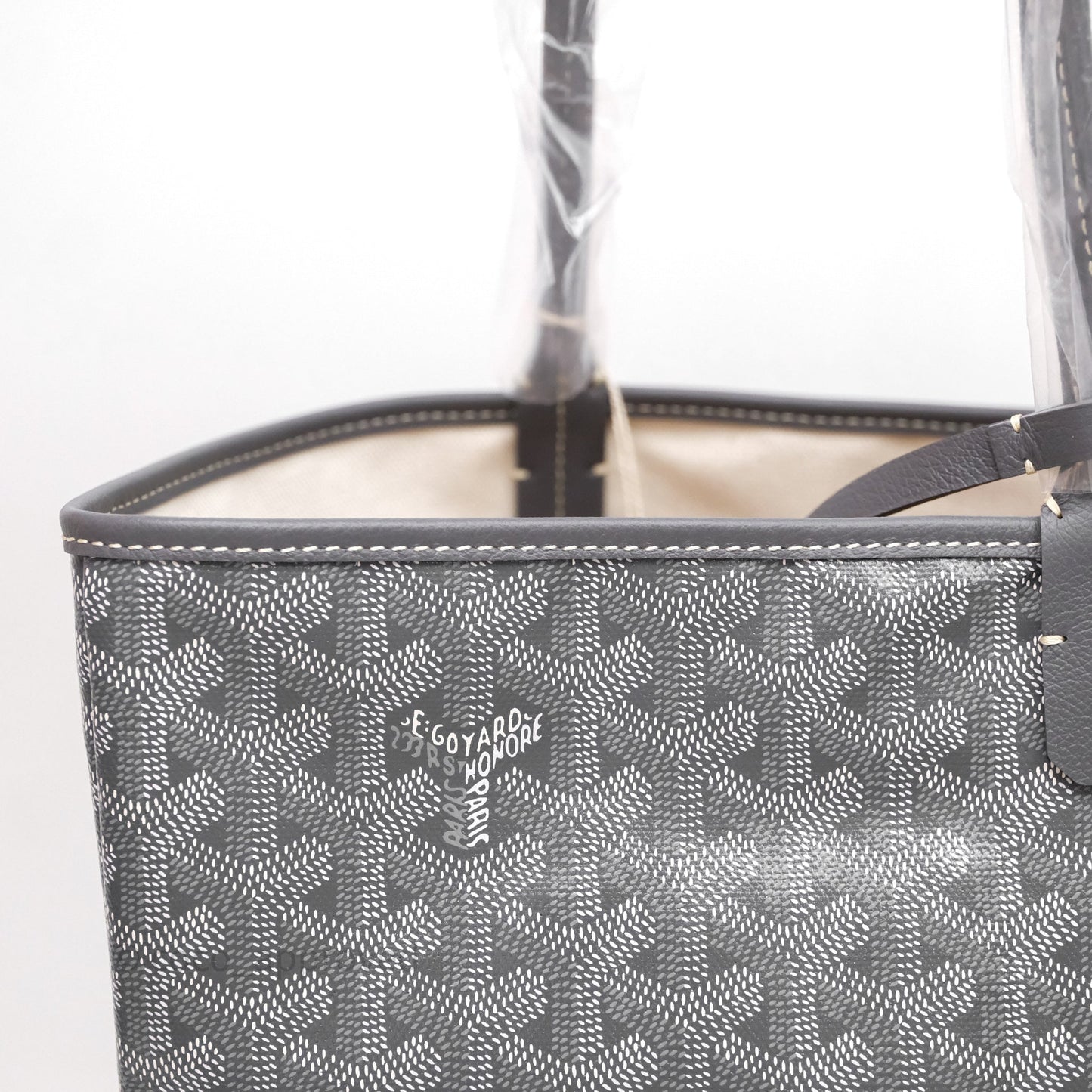 Goyard St Louis Tote PM Grey