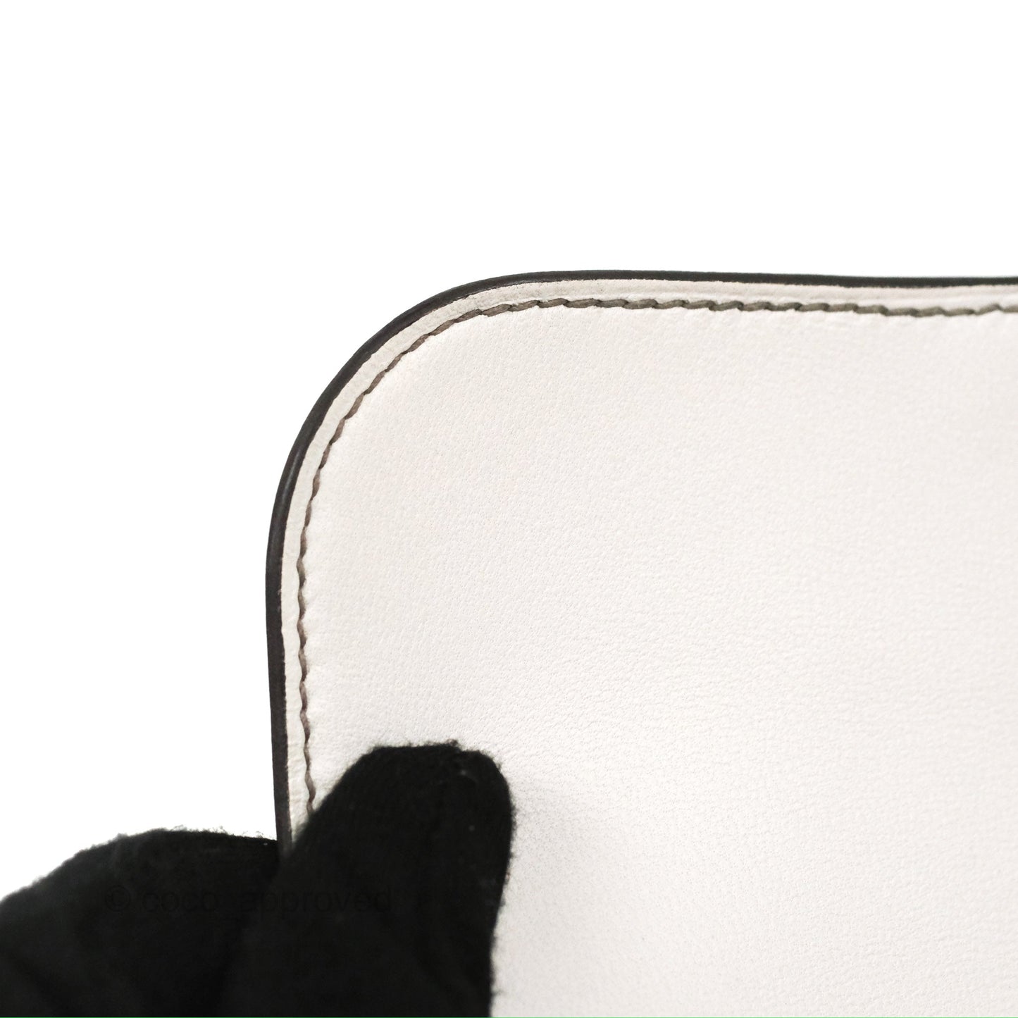 Hermès Constance Mini 18cm with Mirror Gris Meyer 0L/Gris Pale M4 Evercolor Gold Hardware