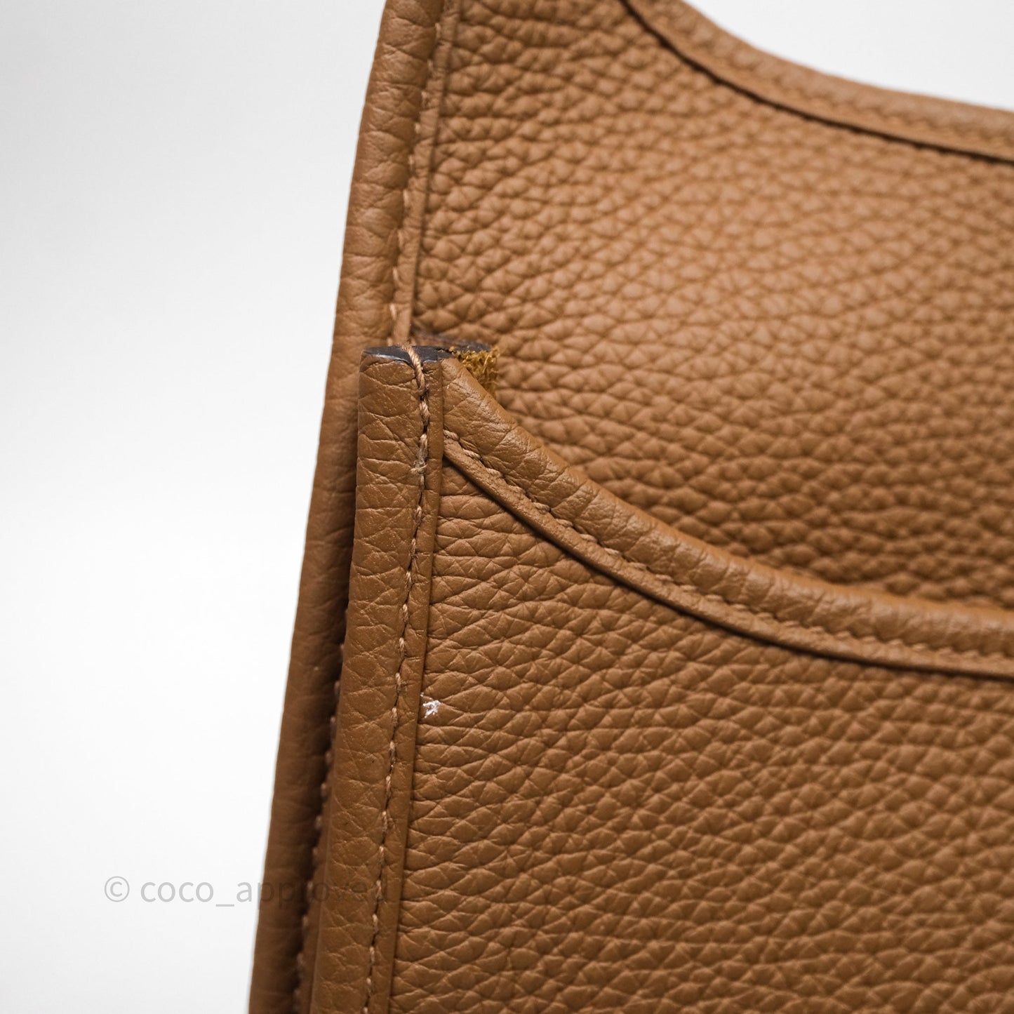 Hermes Evelyne III 29 Alezan 3G Clemence Palladium Hardware
