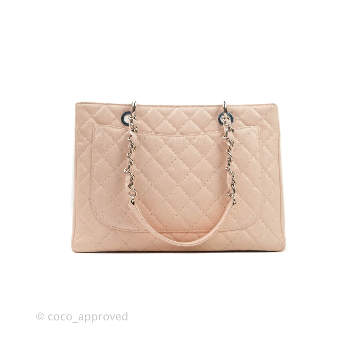 Chanel GST Pink Caviar Silver Hardware