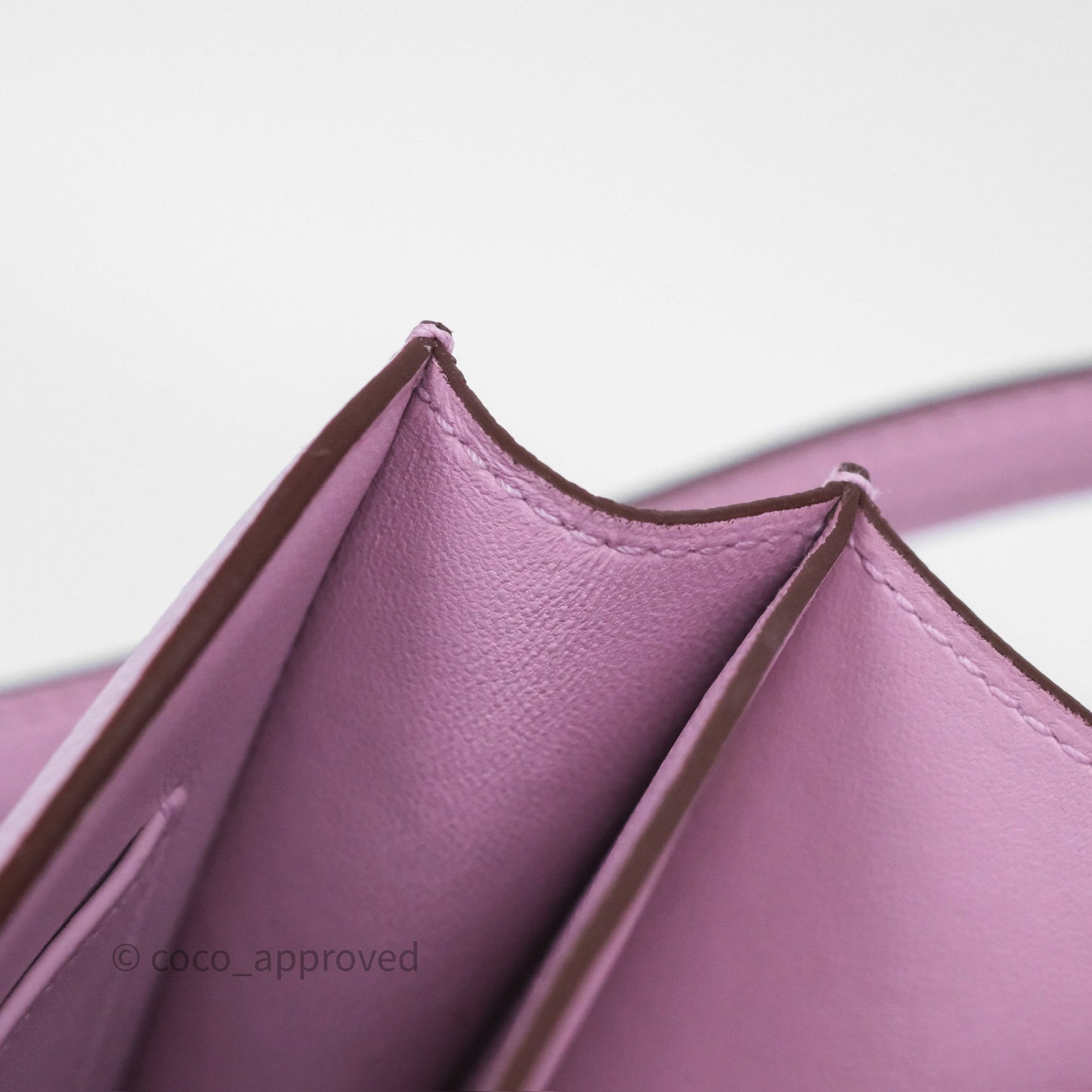 Hermès Constance Mini 18cm Mauve Sylvestre X9 Chevre Mysore Palladium Hardware