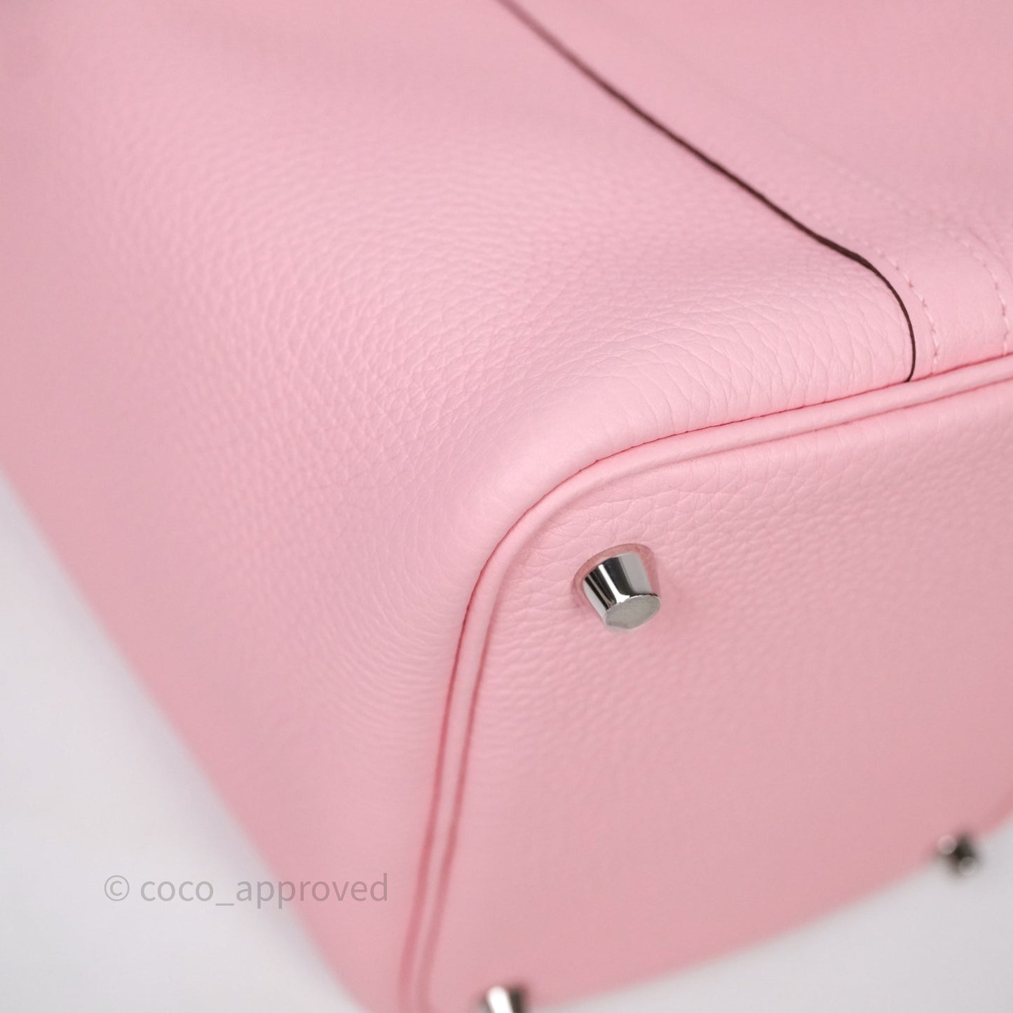 Hermès Picotin 18 Rose Sakura 3Q Clemence Palladium Hardware