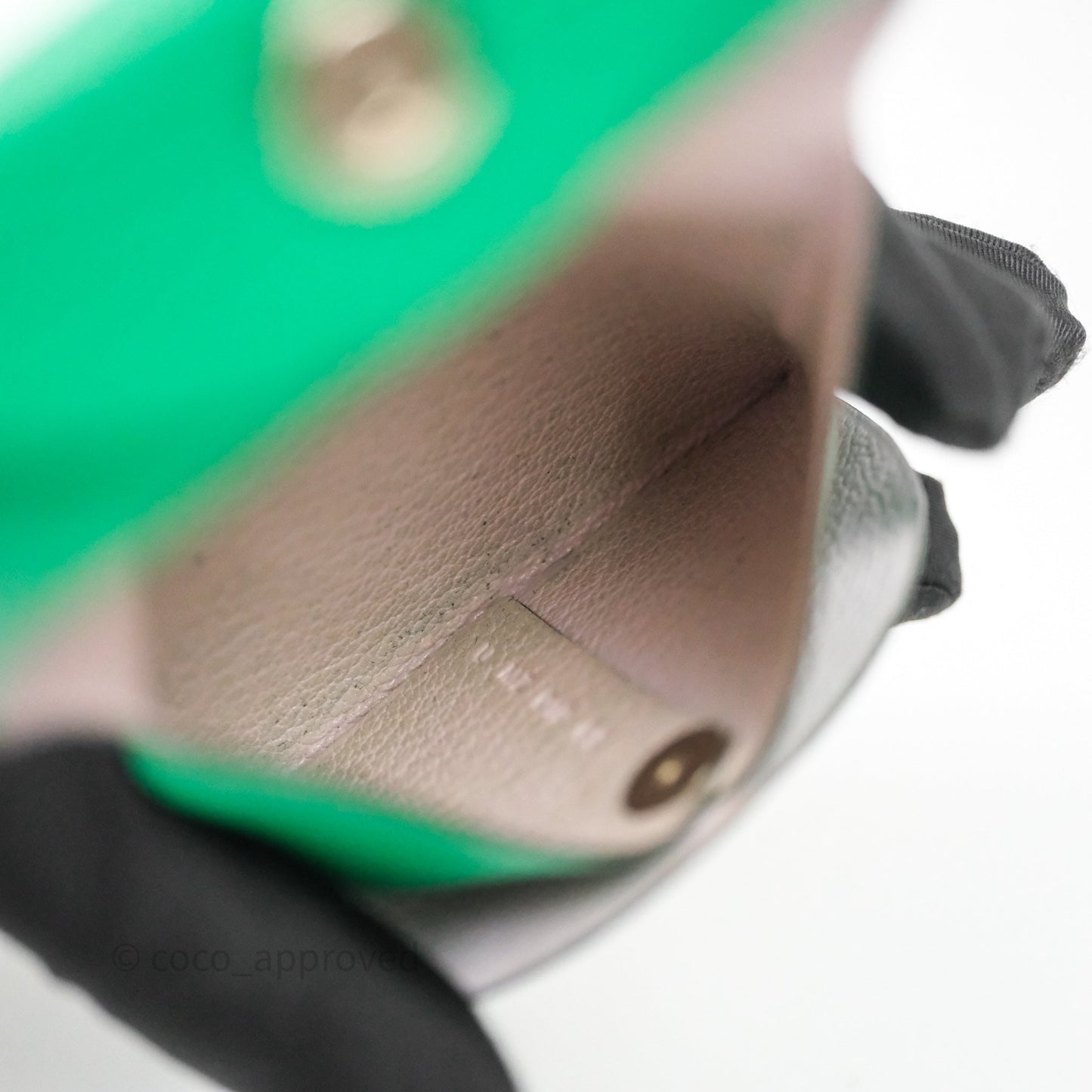 Hermès Bastia Coin Purse Green