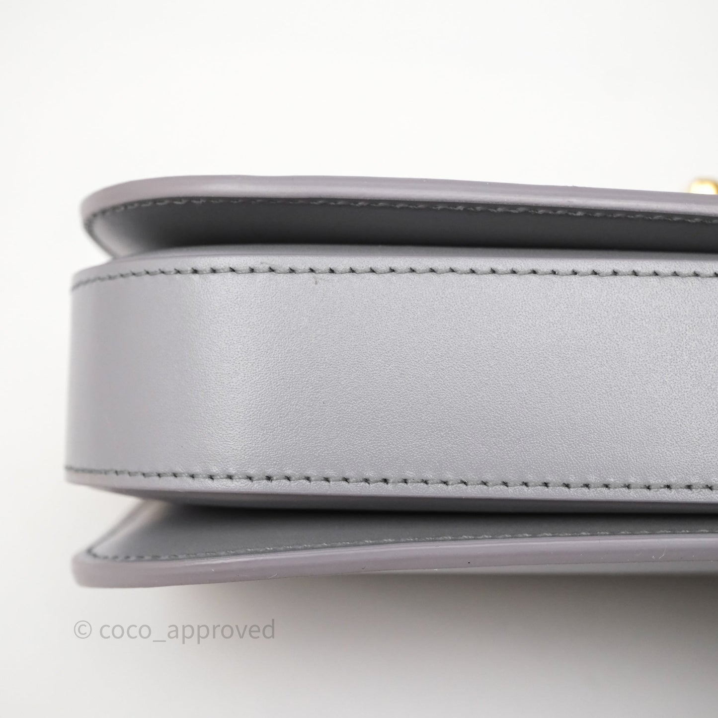 Dior 30 Montaigne Avenue Bag Grey Box Calfskin