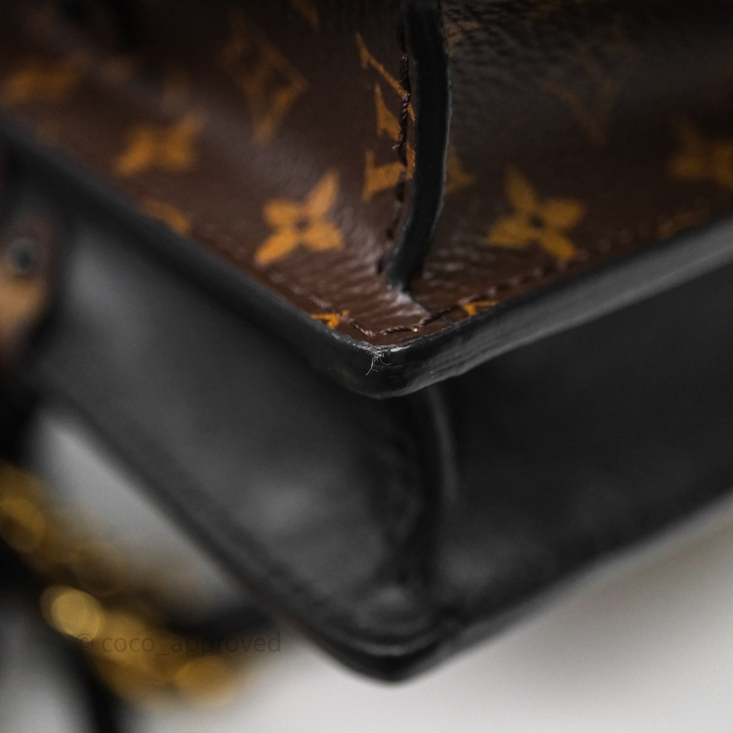 Louis Vuitton Monogram Reverse Trunk Clutch Bag