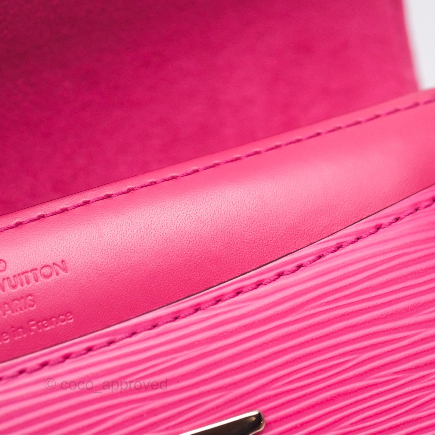 Louis Vuitton Epi Pochette Louise PM Pivoine