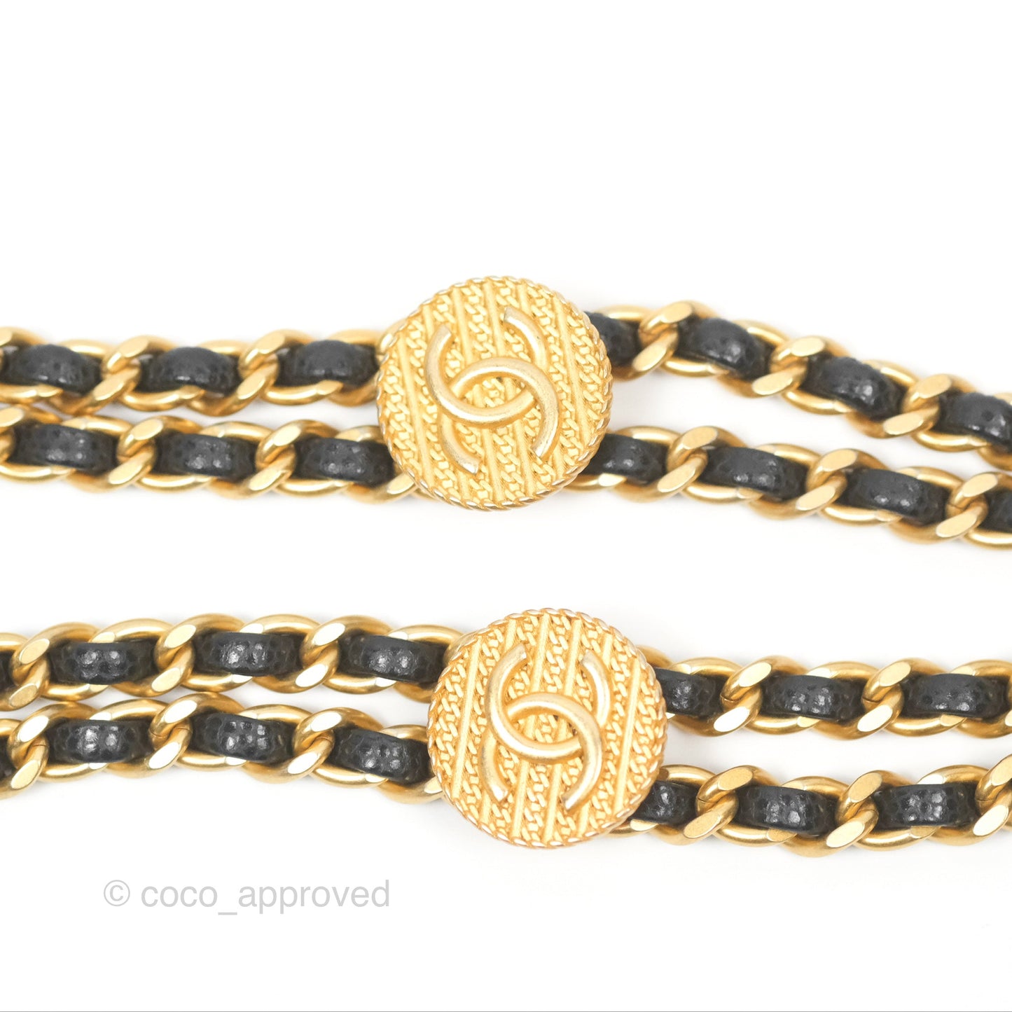 Chanel Mini Flap with Coin Charm Black Caviar Aged Gold Hardware 22A