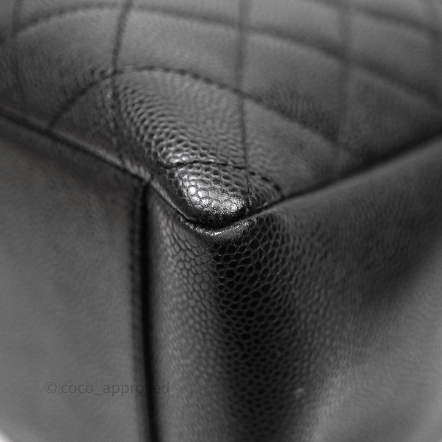 Chanel GST Black Caviar Gold Hardware