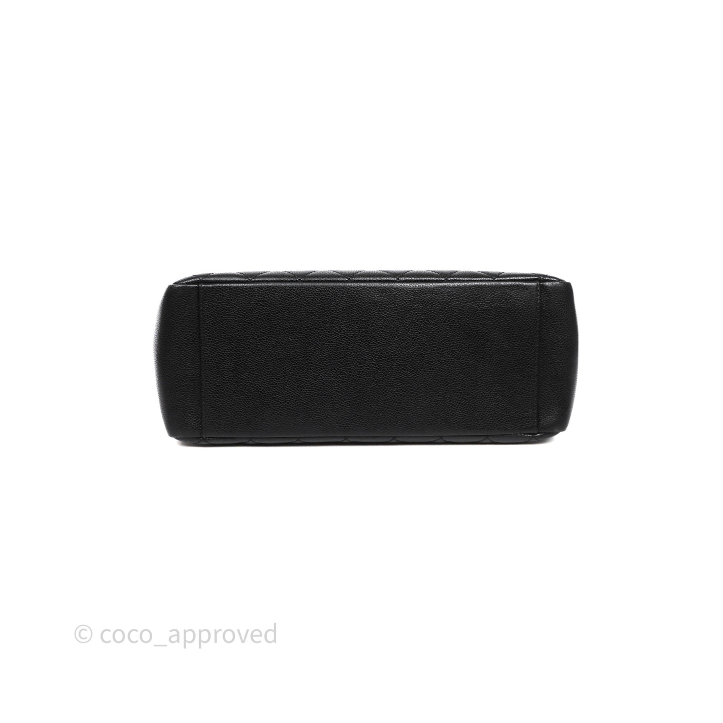 Chanel GST Black Caviar Silver Hardware