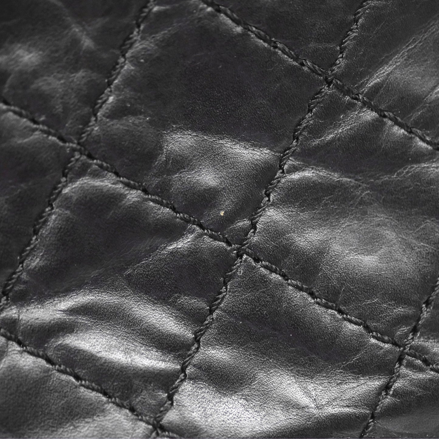 Chanel Reissue 225 Quilted Black Aged Calfskin Aged Gold Hardware