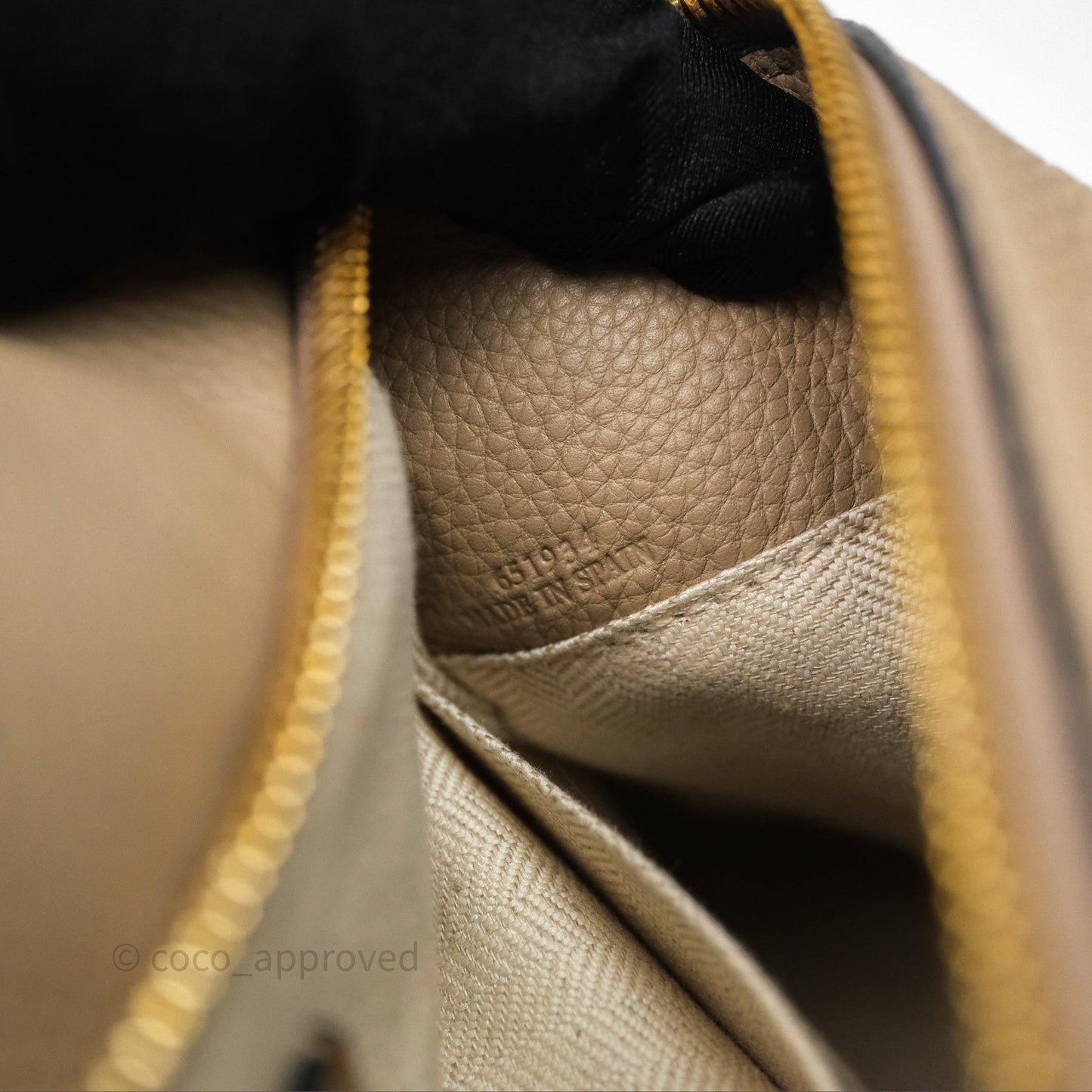 Loewe Small Puzzle Bag Sand Mink Grained Calfskin