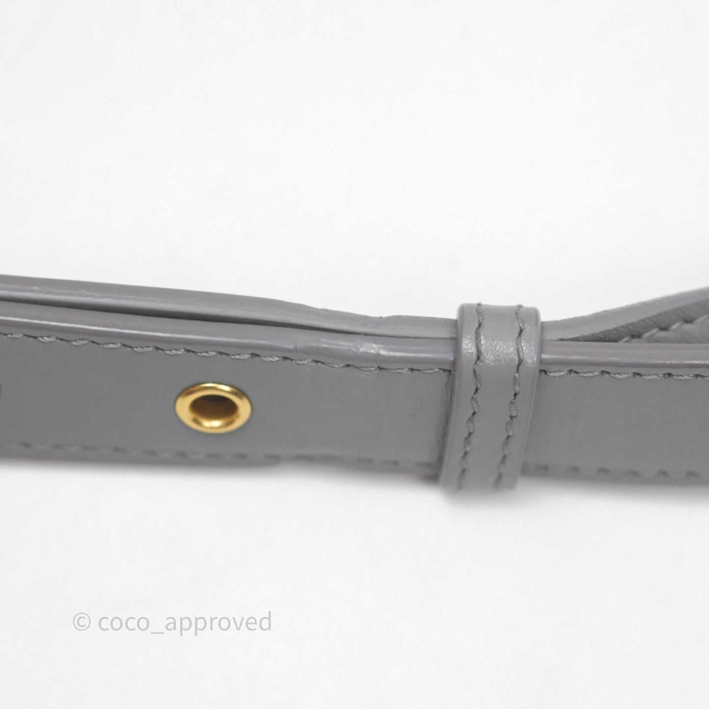 Christian Dior Medium Bobby Flap Grey Box Calfskin