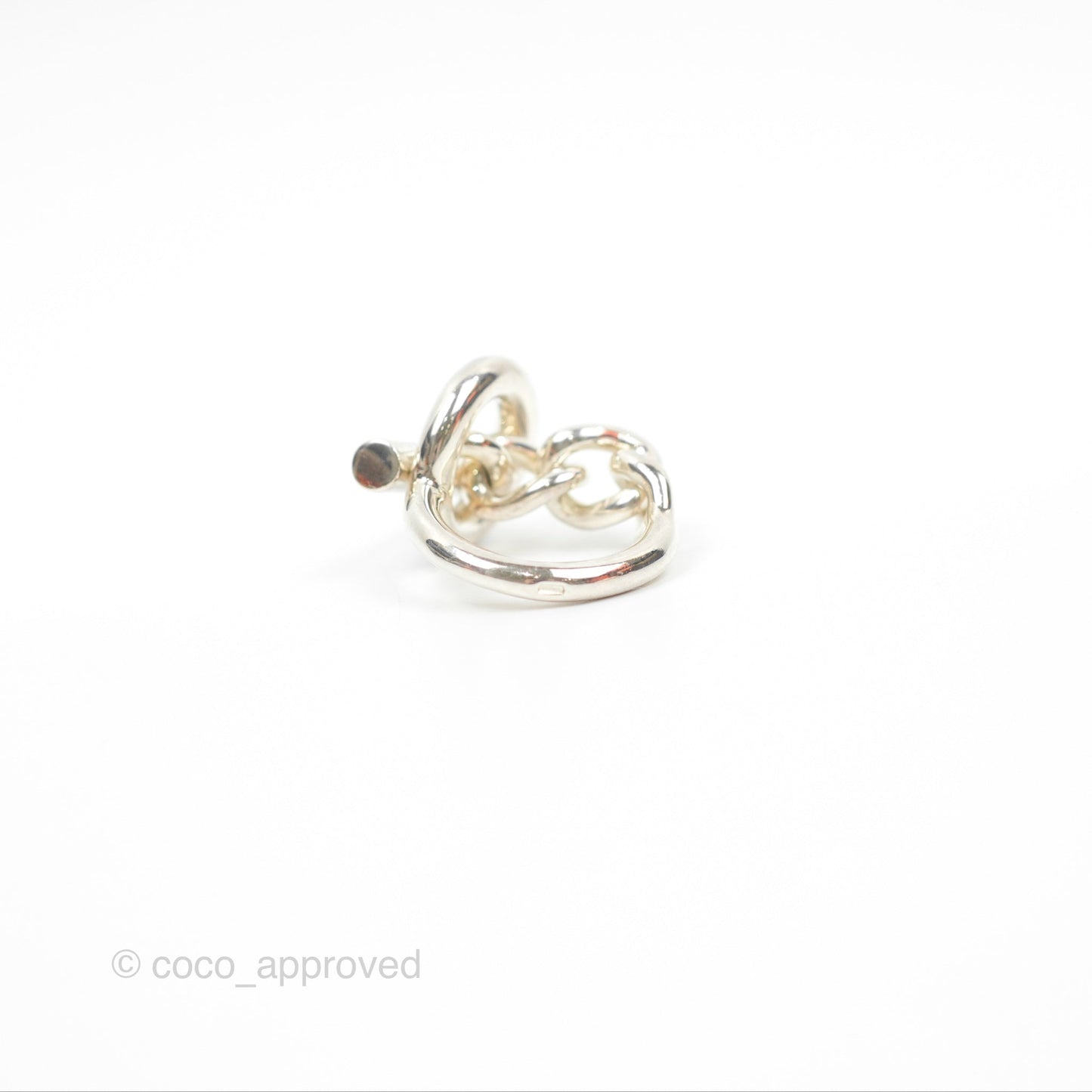 Hermès Echappee Ring GM Sterling Silver