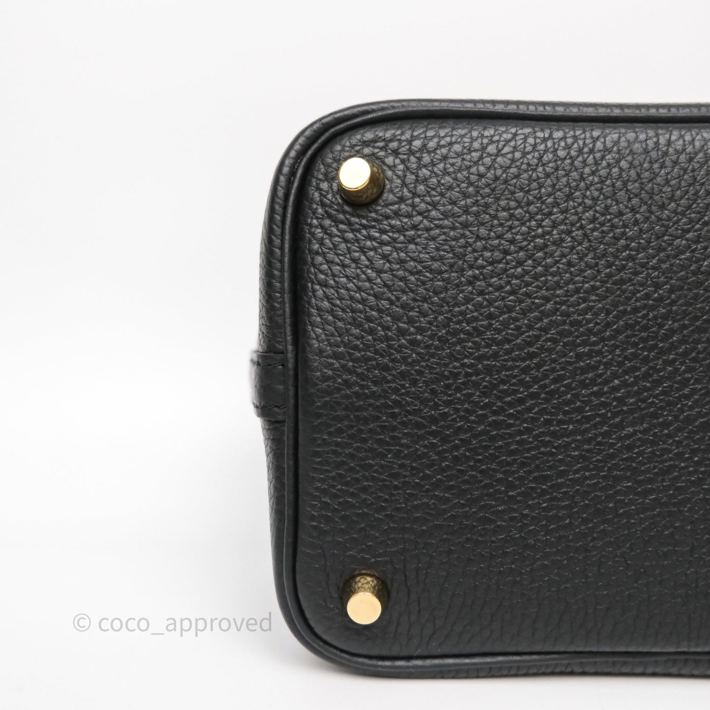 Hermès Picotin Lock 18 Black Noir 89 Clemence Gold Hardware